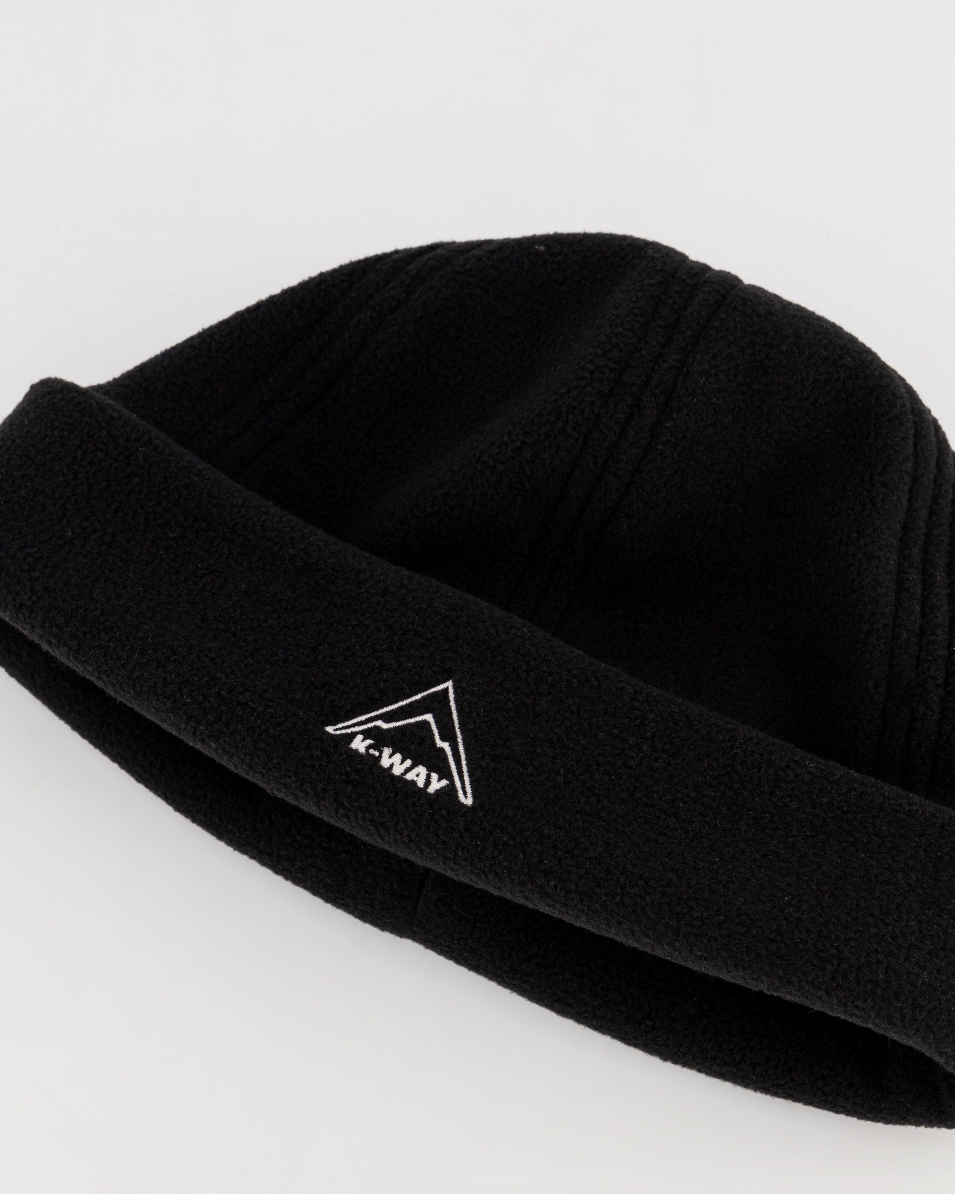 K-Way Eco Fleece Beanie -  Black