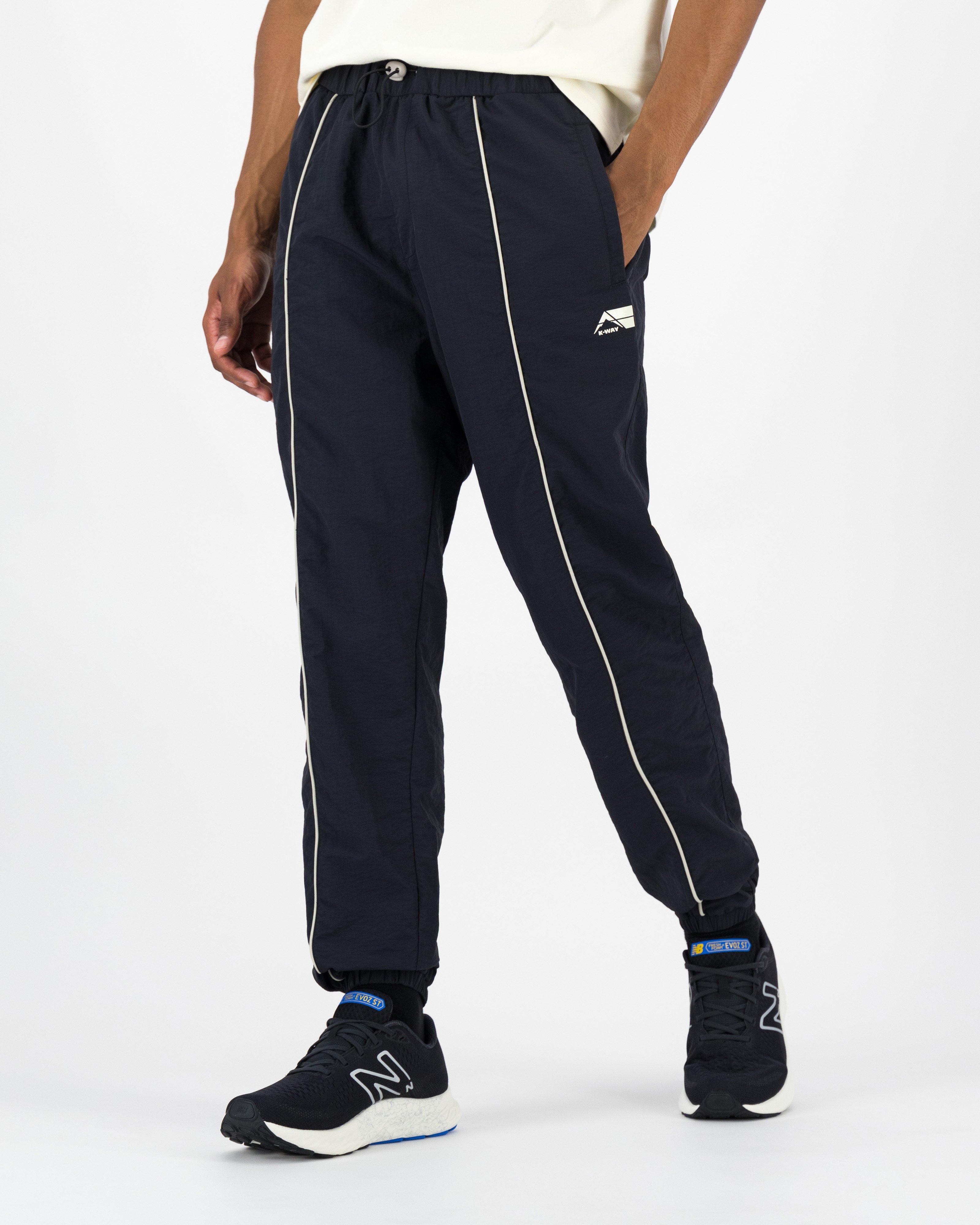 K-Way MMXXI Wes Parachute Trackpants -  Black