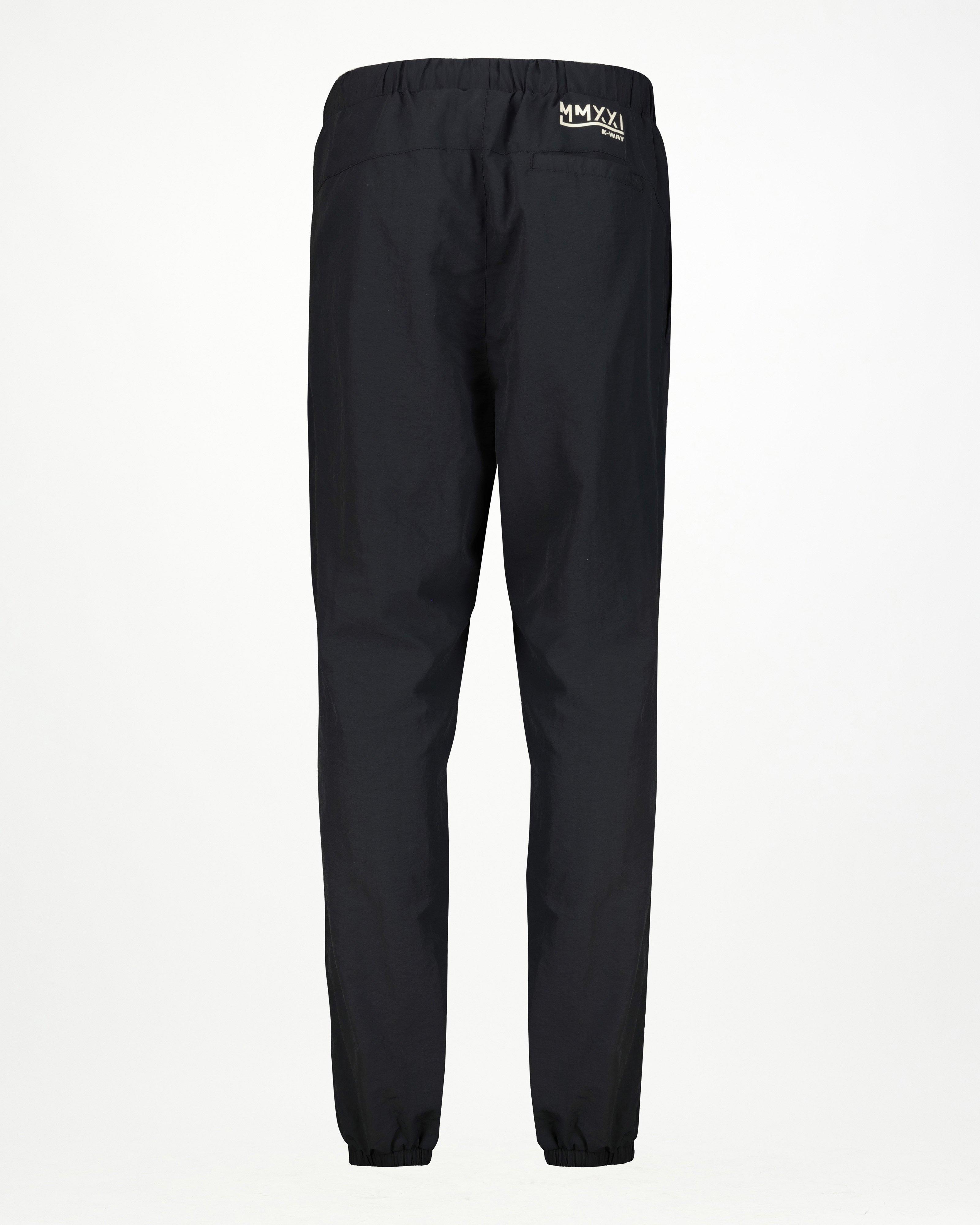 K-Way MMXXI Wes Parachute Trackpants -  Black