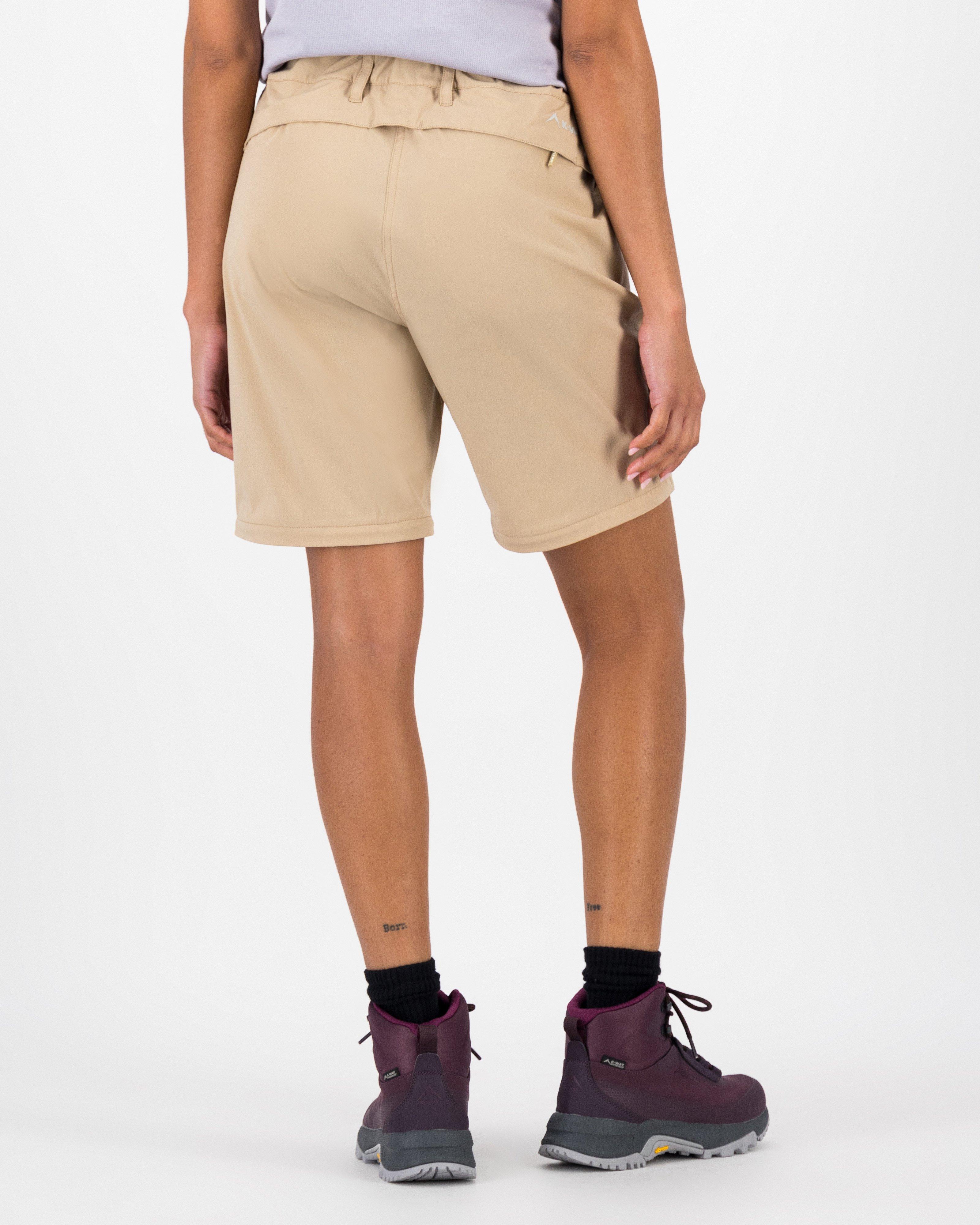 K-Way Women's Elsie Zip-Off Pants -  Tan