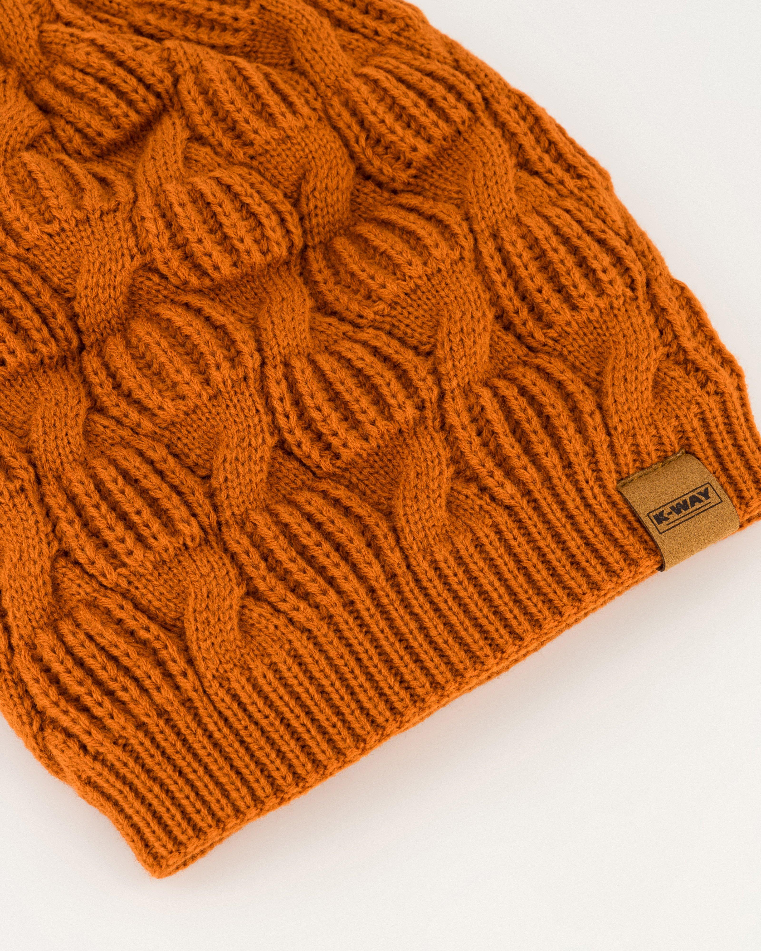 K-Way Elements Men’s Cable Beanie -  Rust