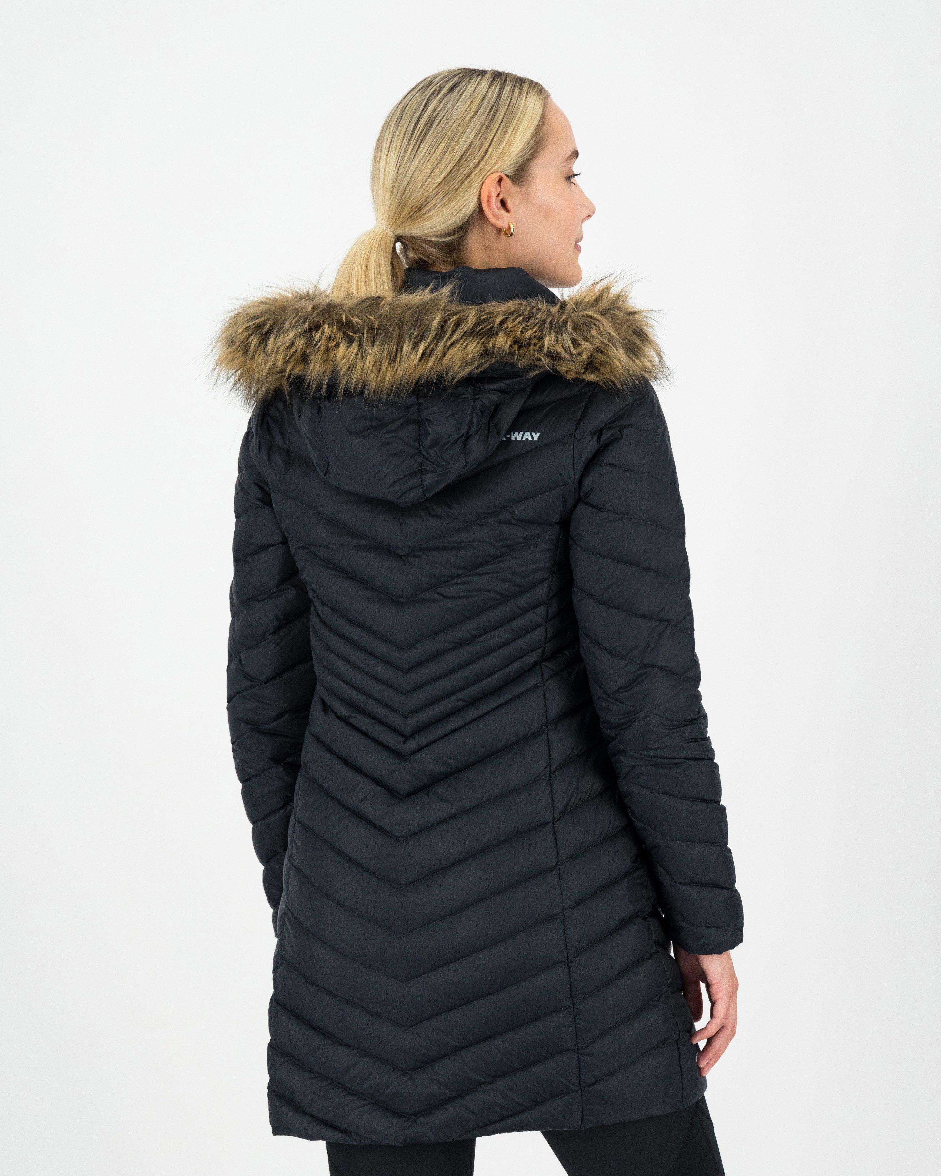 K-Way Women’s Yala Down Puffer Coat -  Black