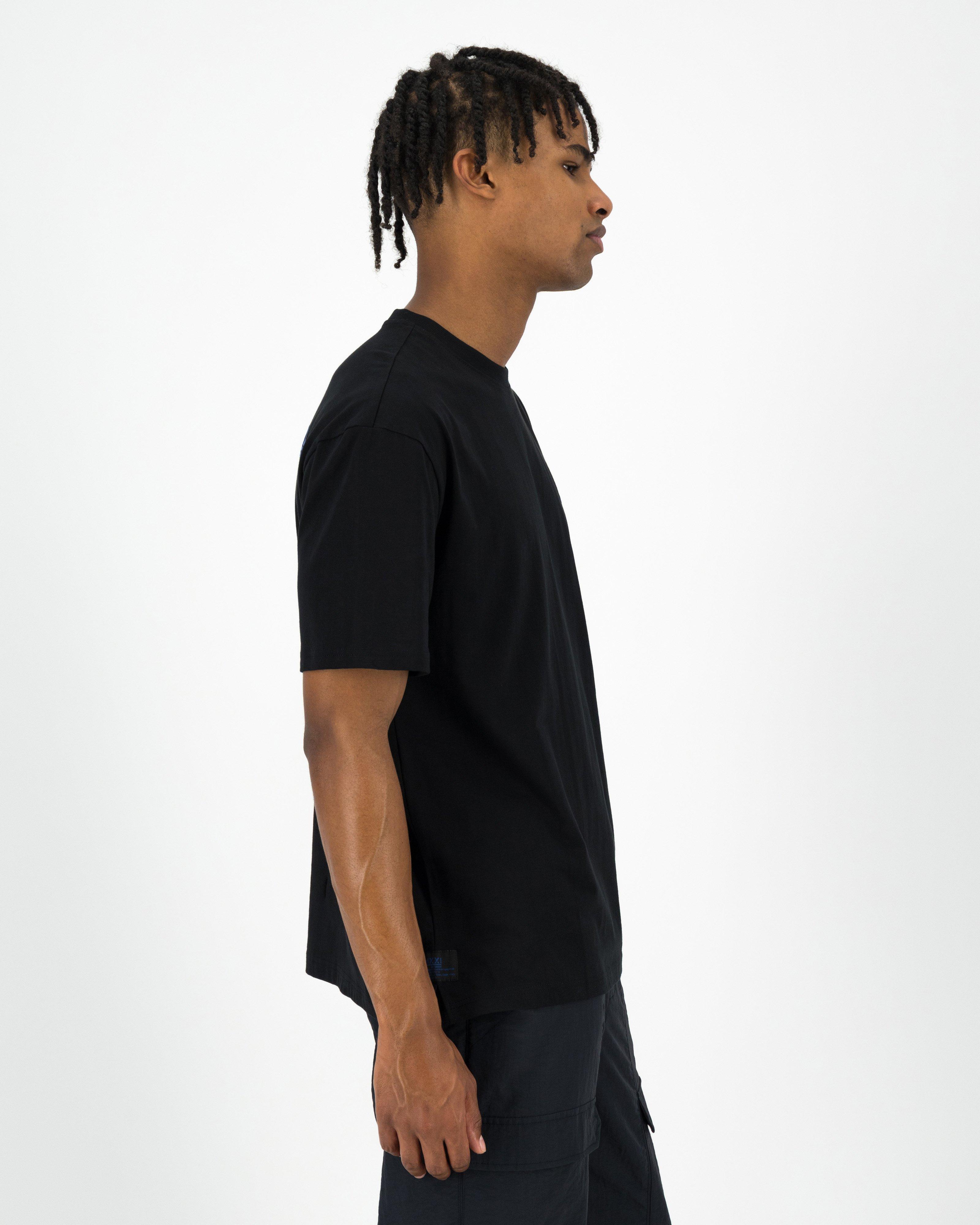 K-Way MMXXI Men’s Cotton T-shirt -  Black