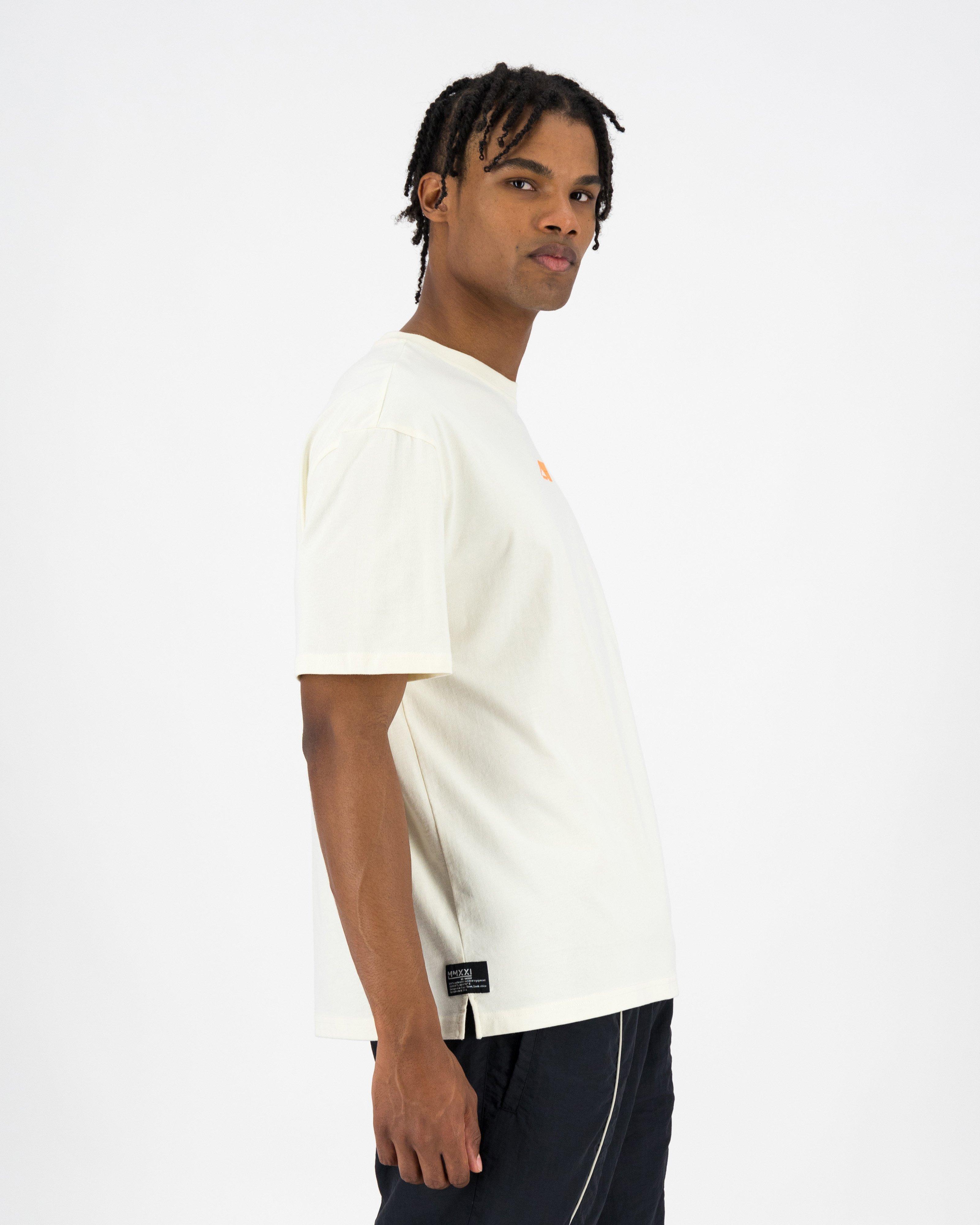 K-Way MMXXI Men’s Cotton T-shirt -  Milk