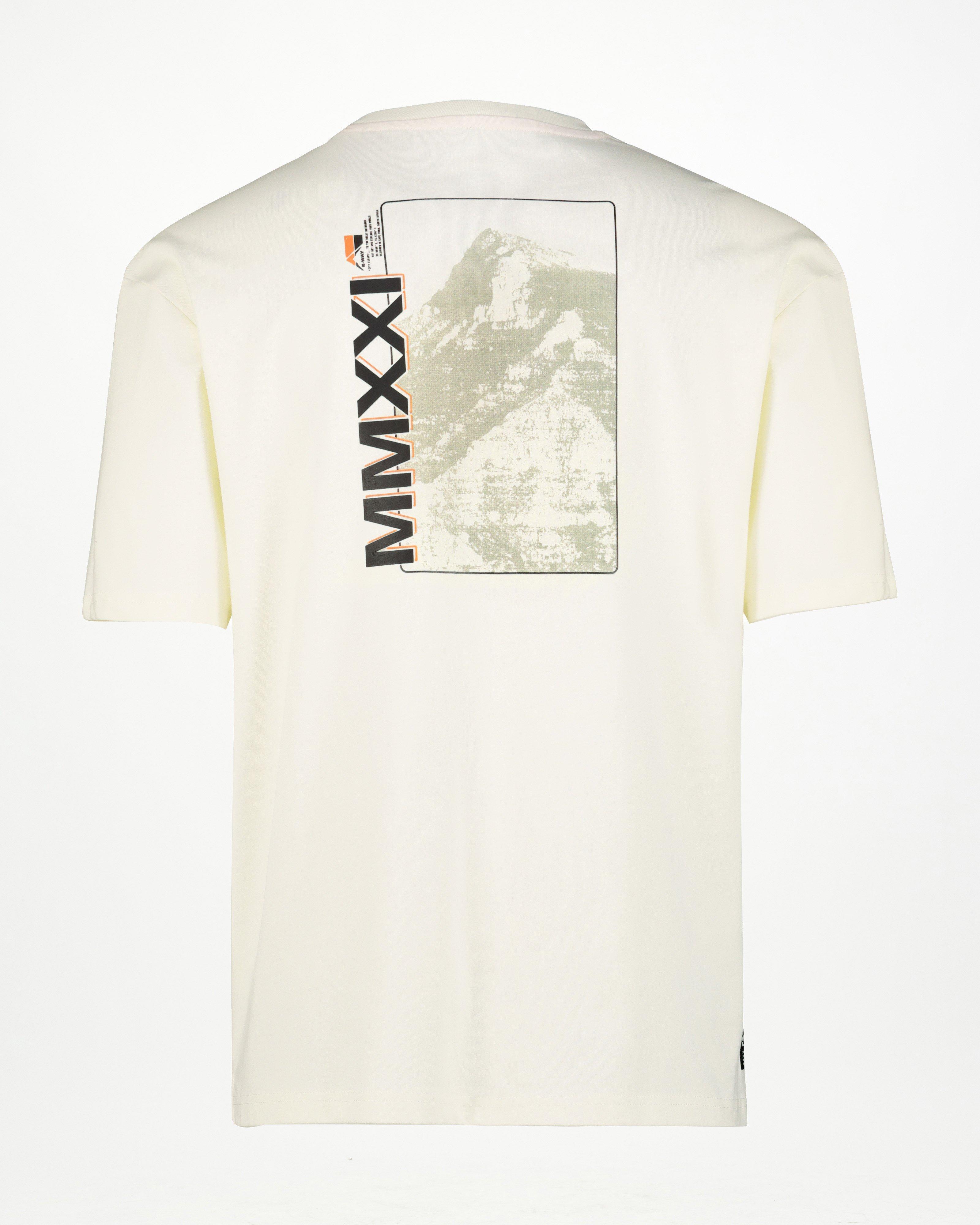 K-Way MMXXI Men’s Cotton T-shirt -  Milk