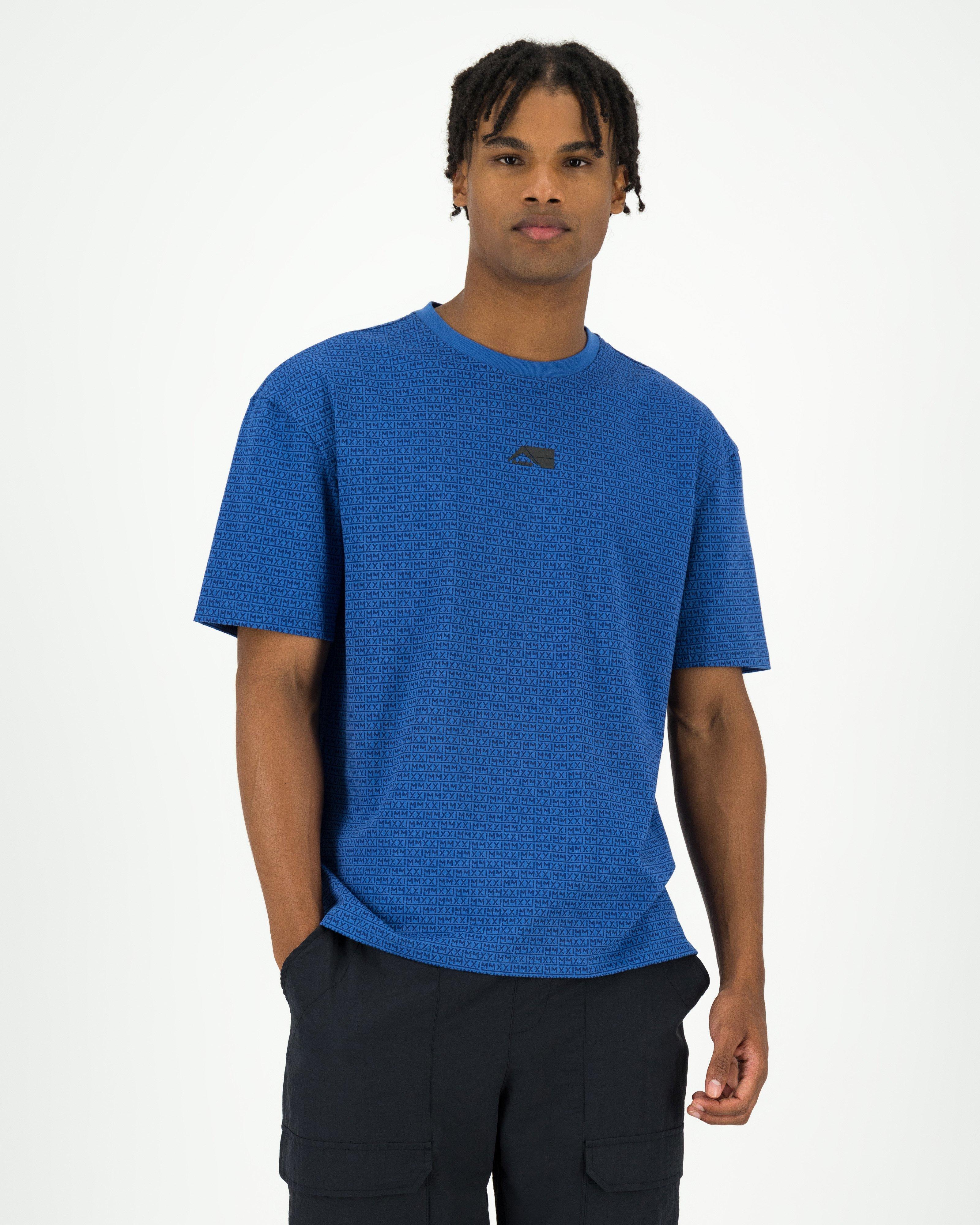 K-Way MMXXI Men’s Cotton T-shirt -  Blue