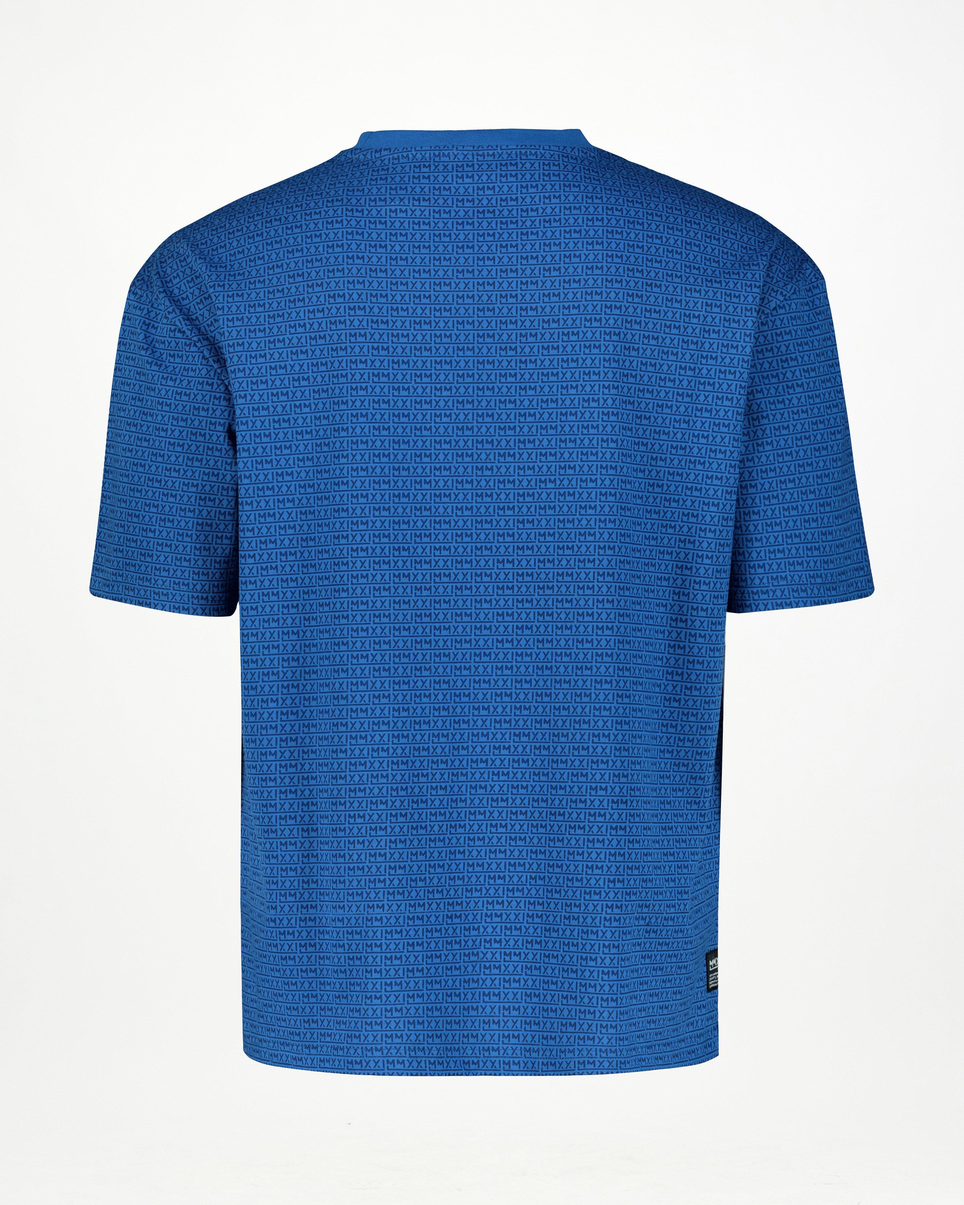 K-Way MMXXI Men’s Cotton T-shirt -  Blue