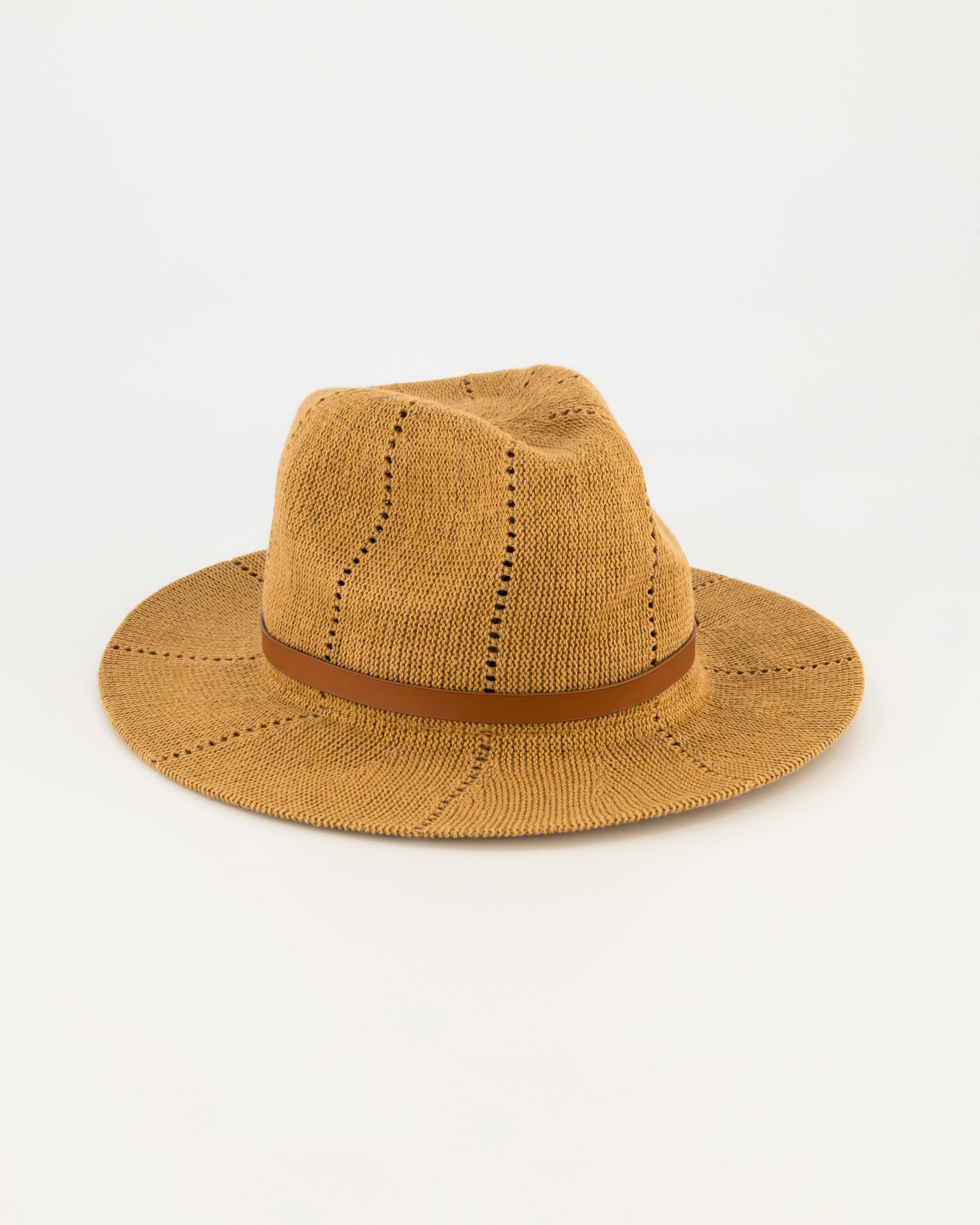  Rare Earth Women’s Knit Fedora -  Khaki