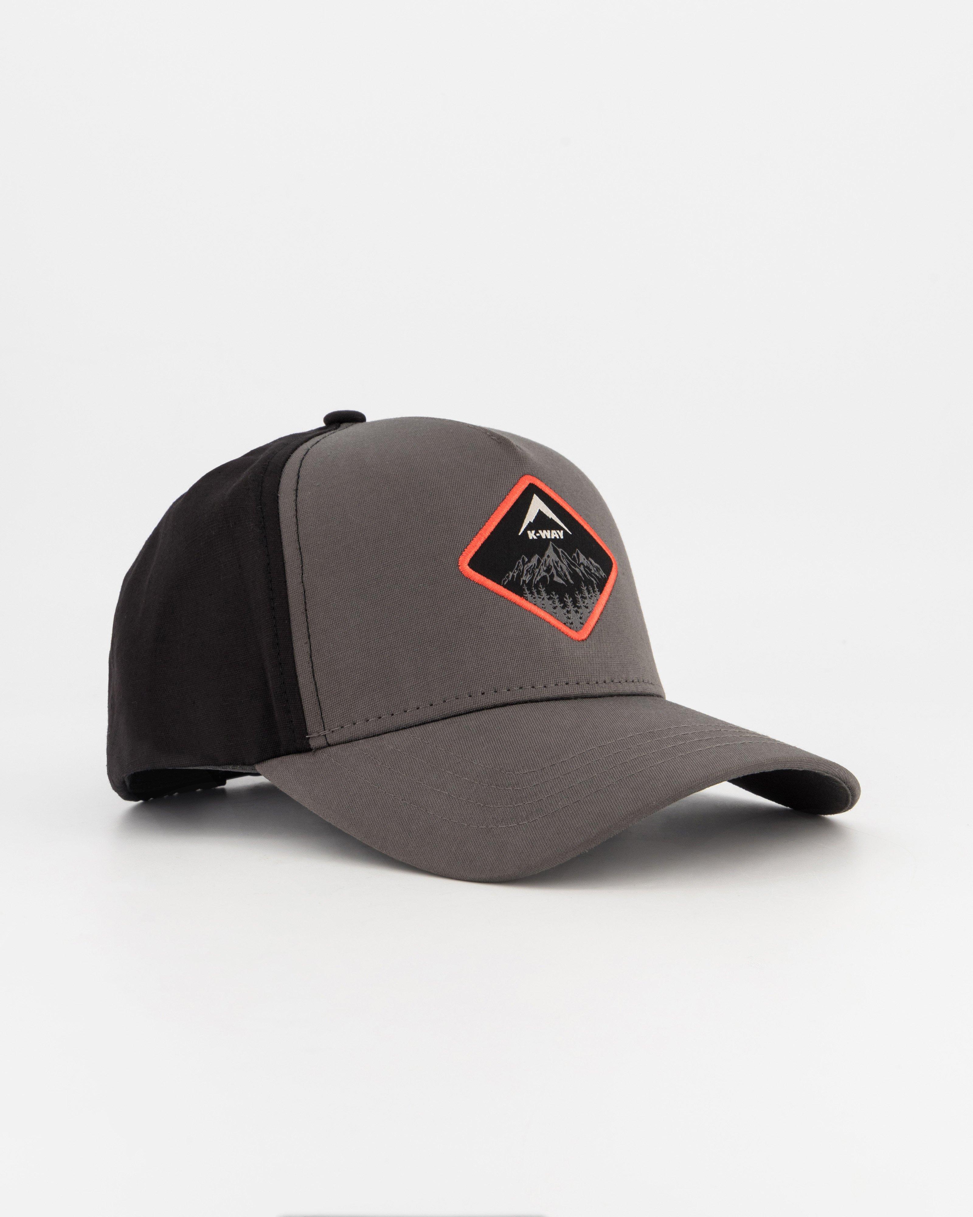 K-Way Men’s Fitz Peak Cap -  Charcoal