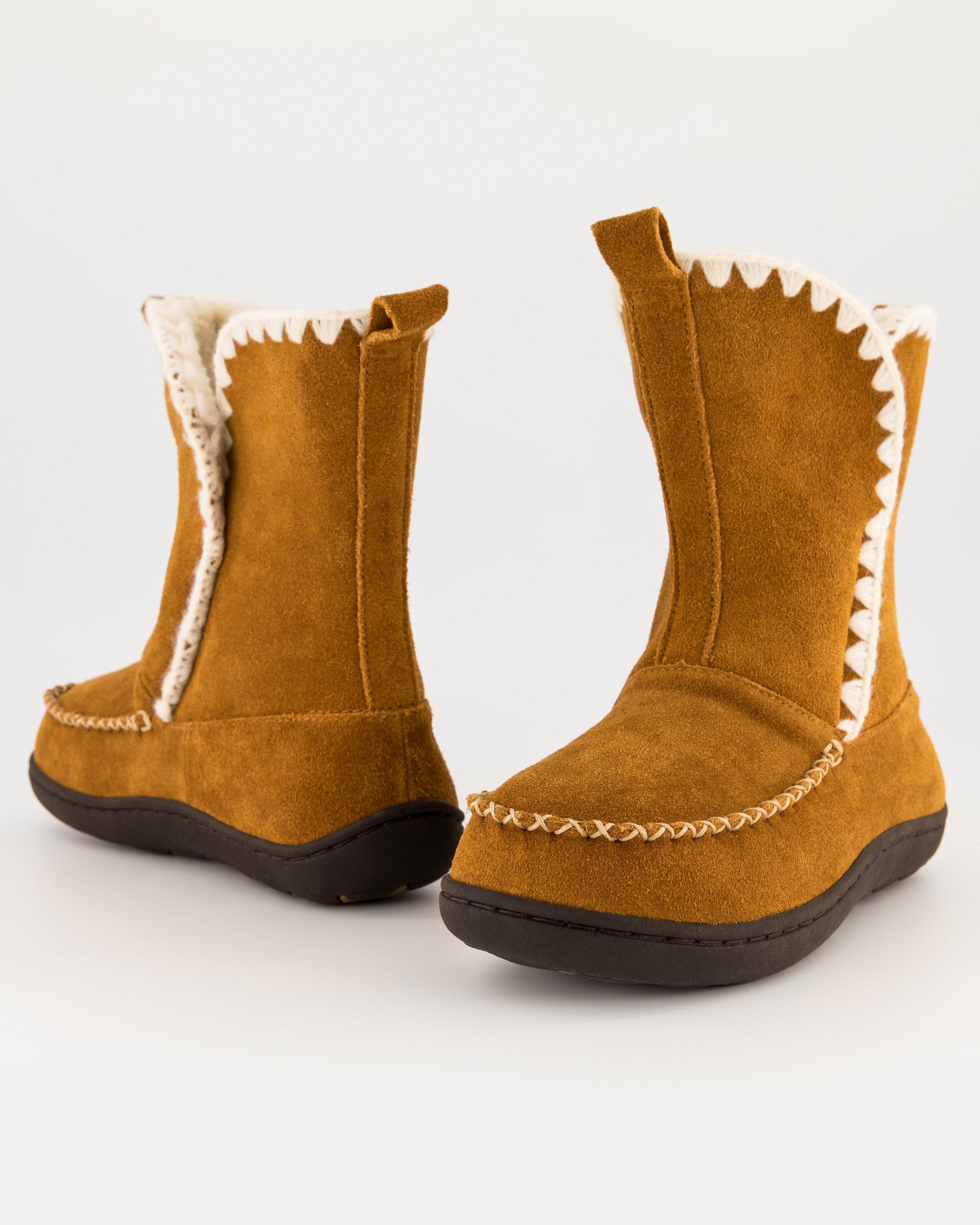 Rare Earth Women’s Lilo 2 Boot Slippers -  Camel