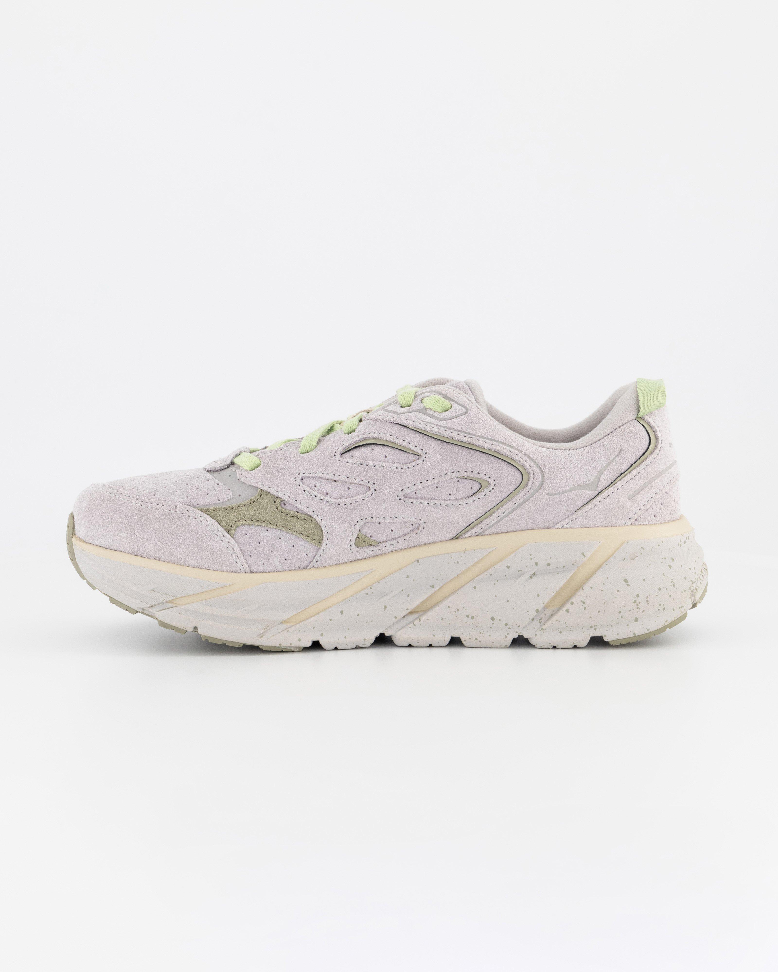 HOKA Women's Clifton Suede Sneakers -  Grey