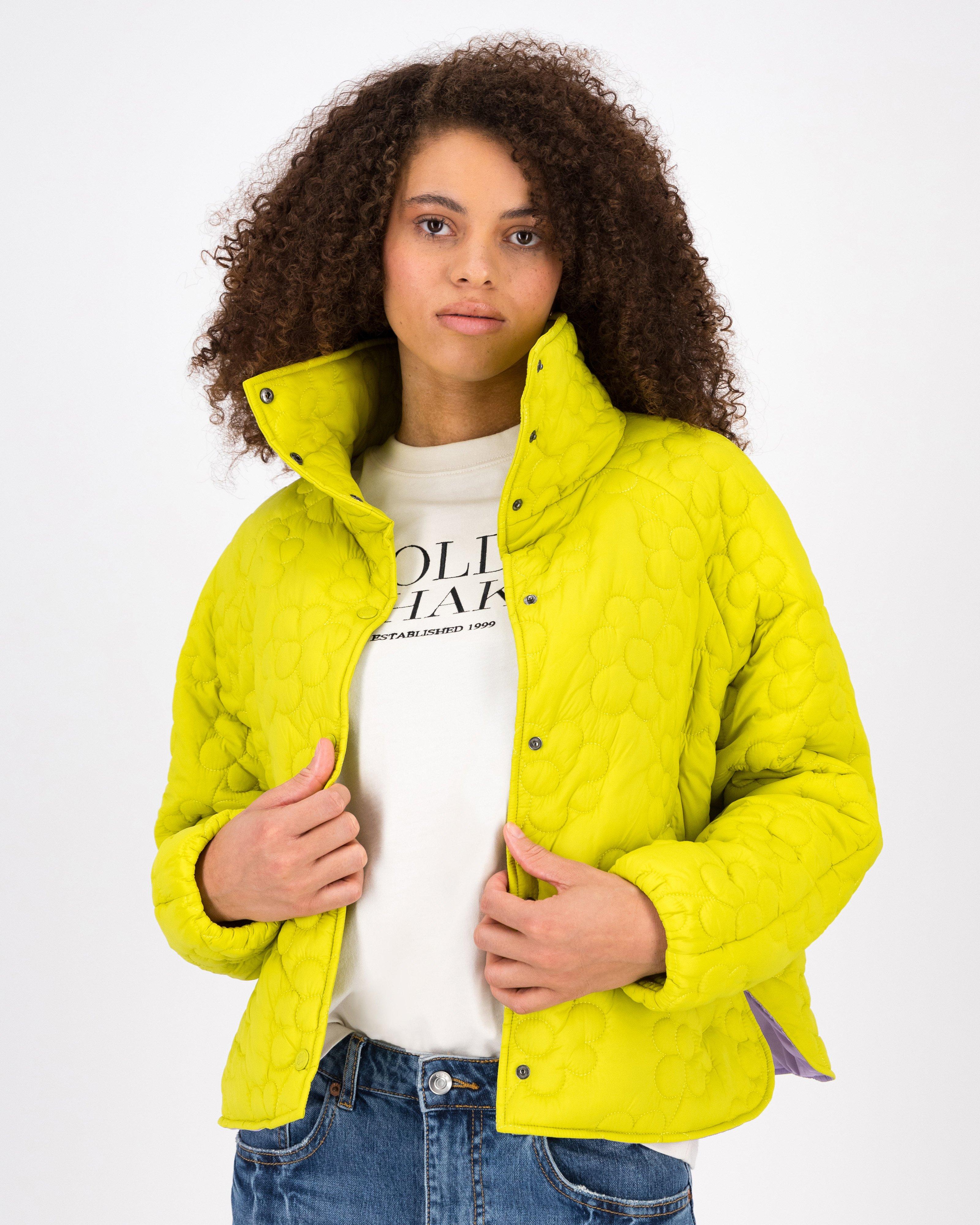 Women’s Steph Quilted Puffer  -  Chartreuse
