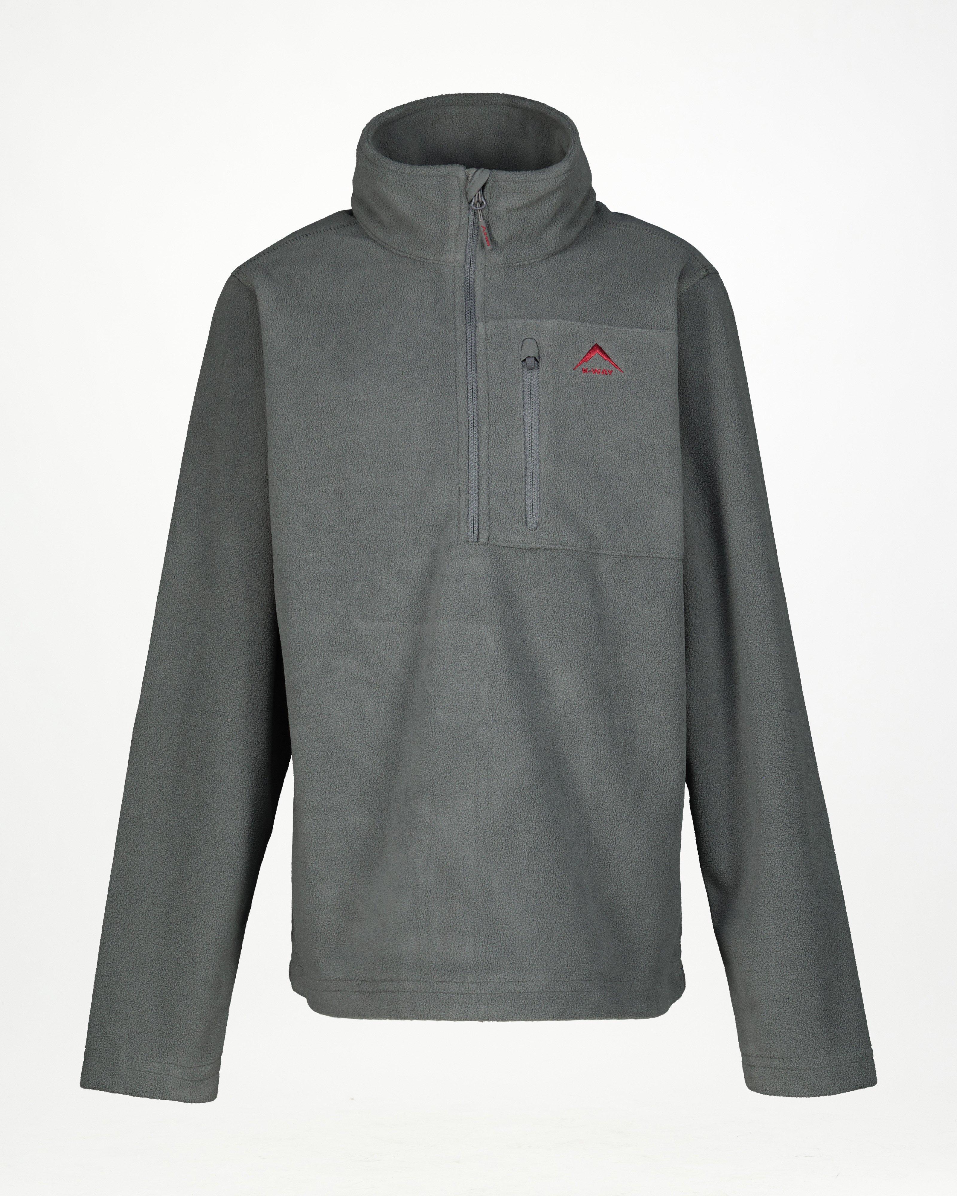 K-Way Youth Cyrus 1/4 Zip Fleece Top  -  Charcoal