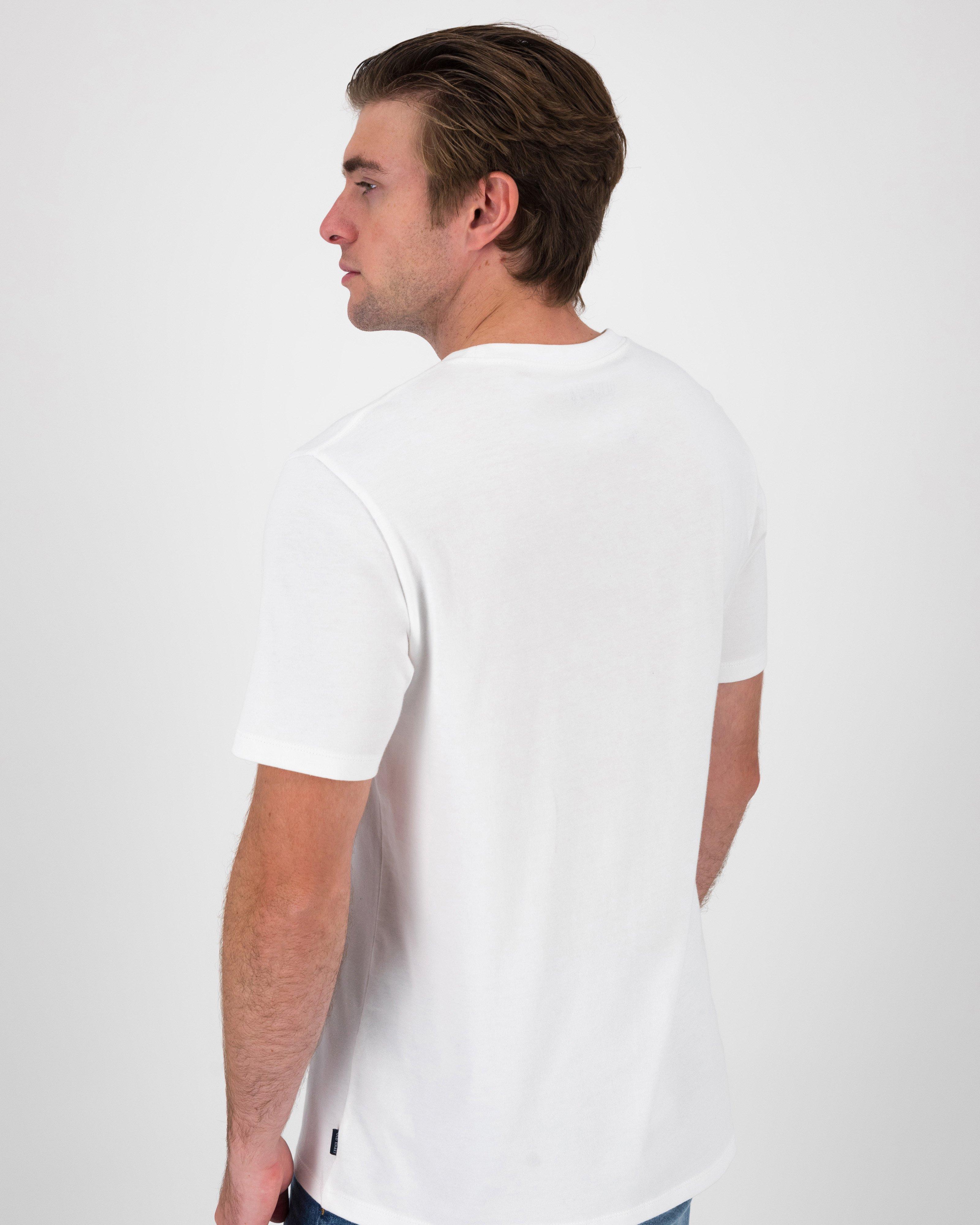 Men’s Tyler Embroidery T-Shirt -  White