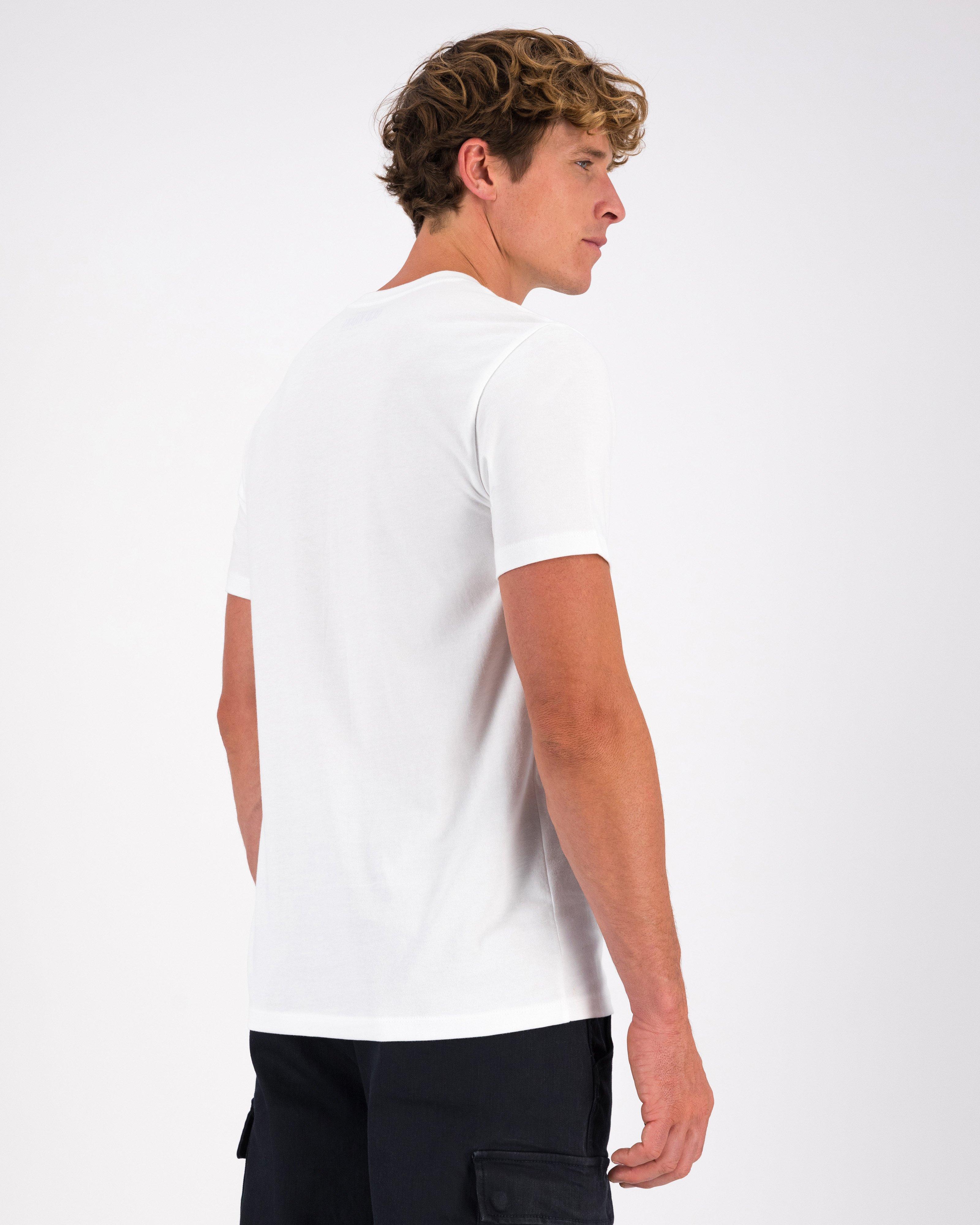Men’s Ivy Applique T-Shirt -  White