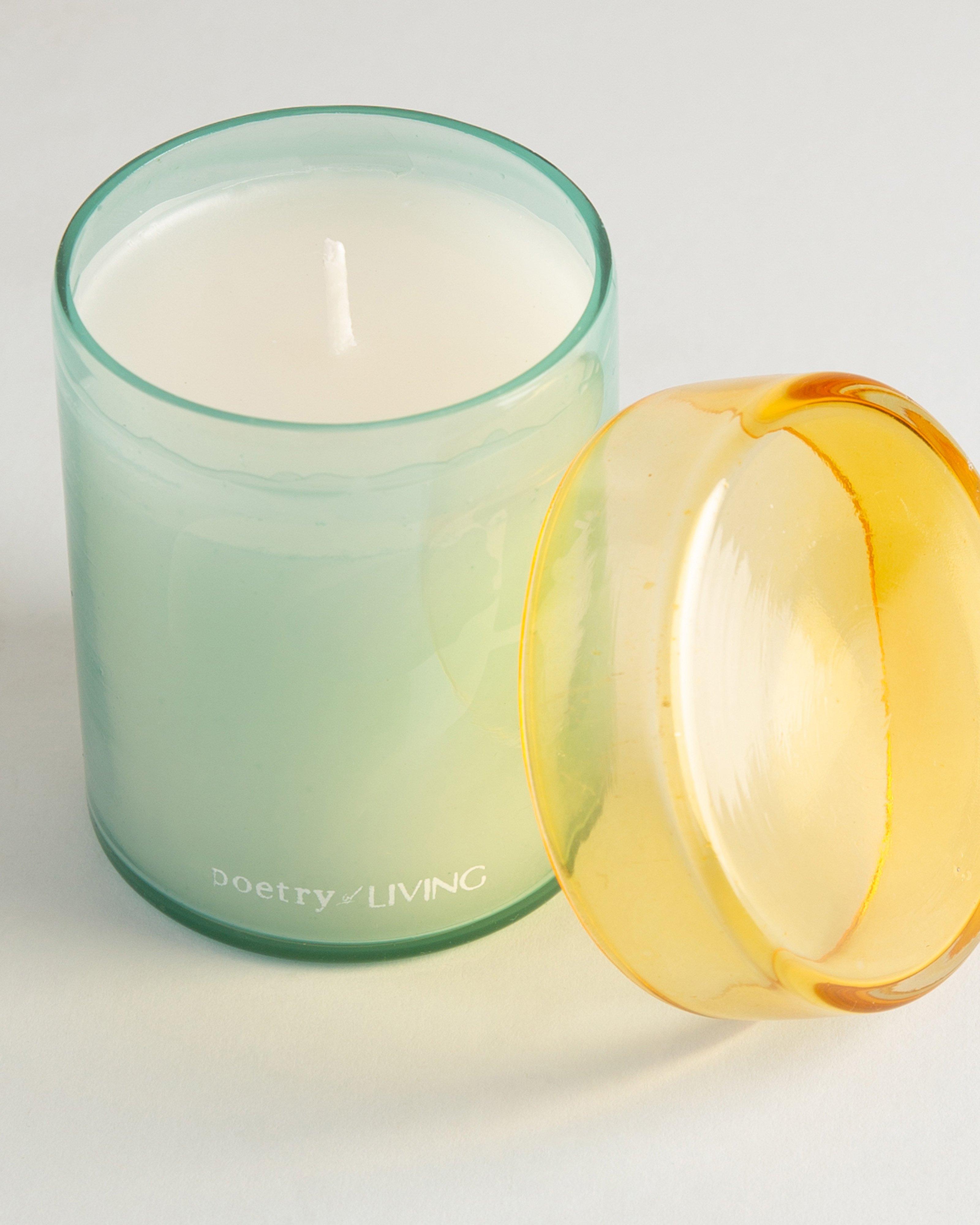 Two Tone Candle -  Blue
