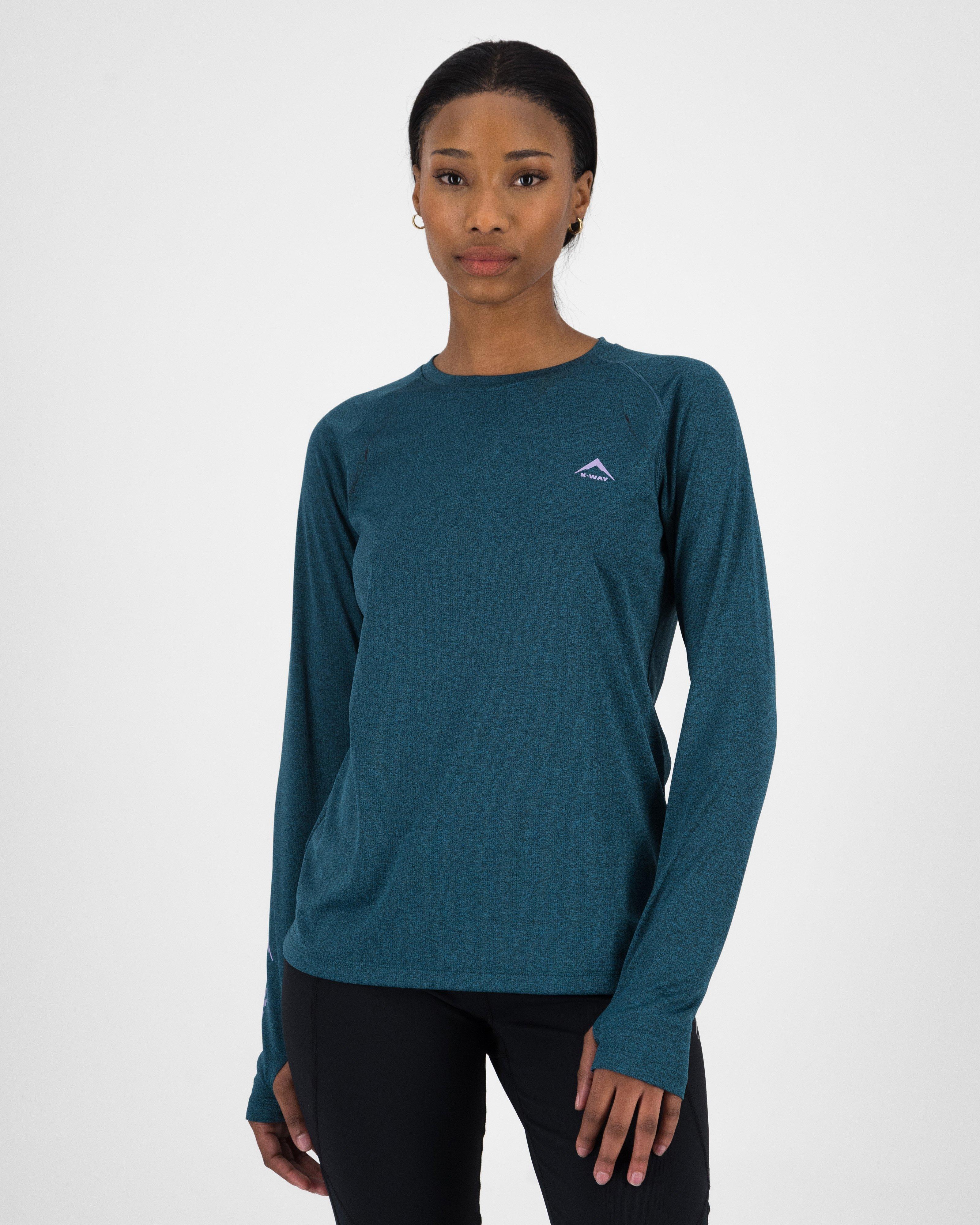 K-Way Women’s Peak Tech Long Sleeve T-shirt -  Dark Green