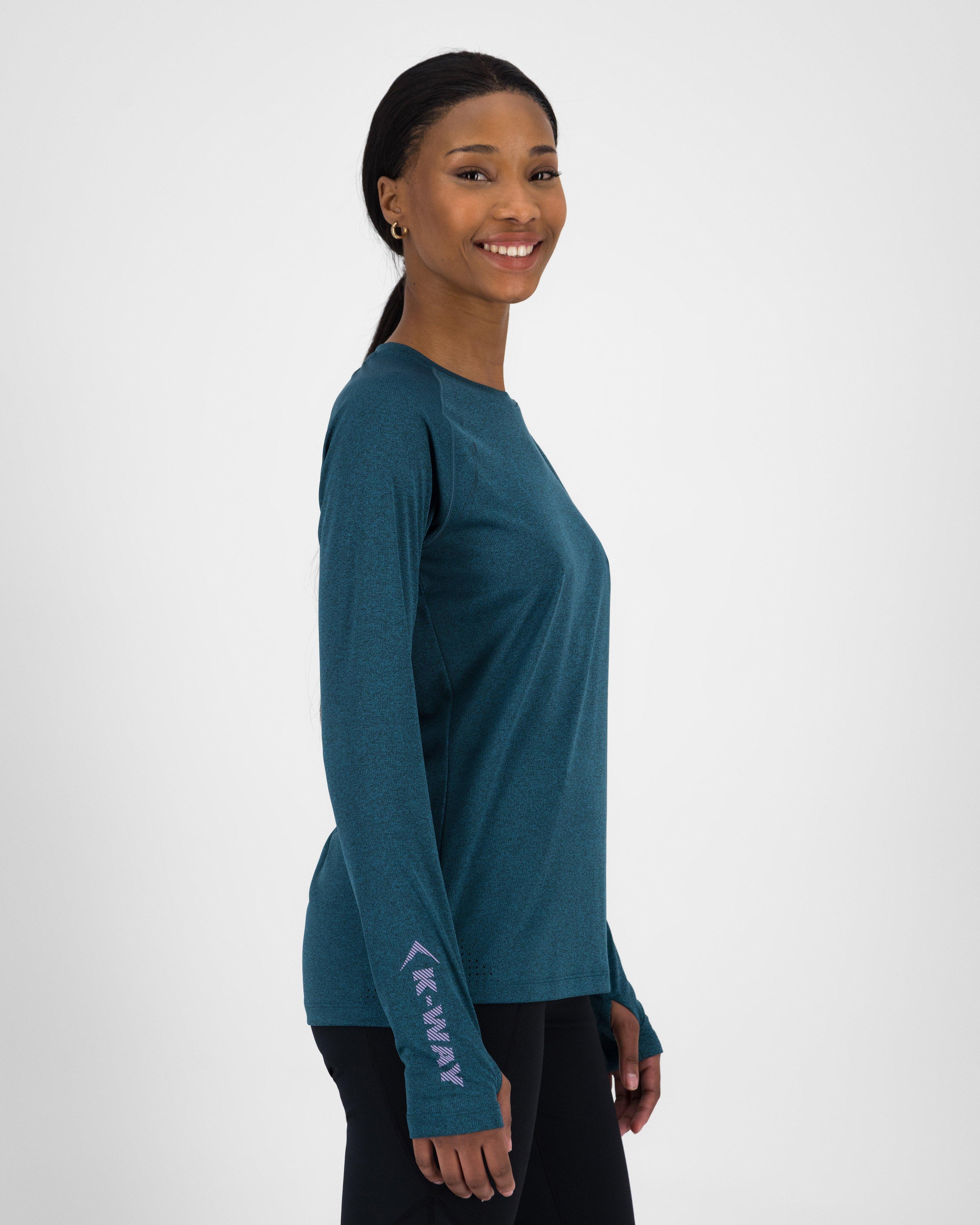 K-Way Women’s Peak Tech Long Sleeve T-shirt -  Dark Green