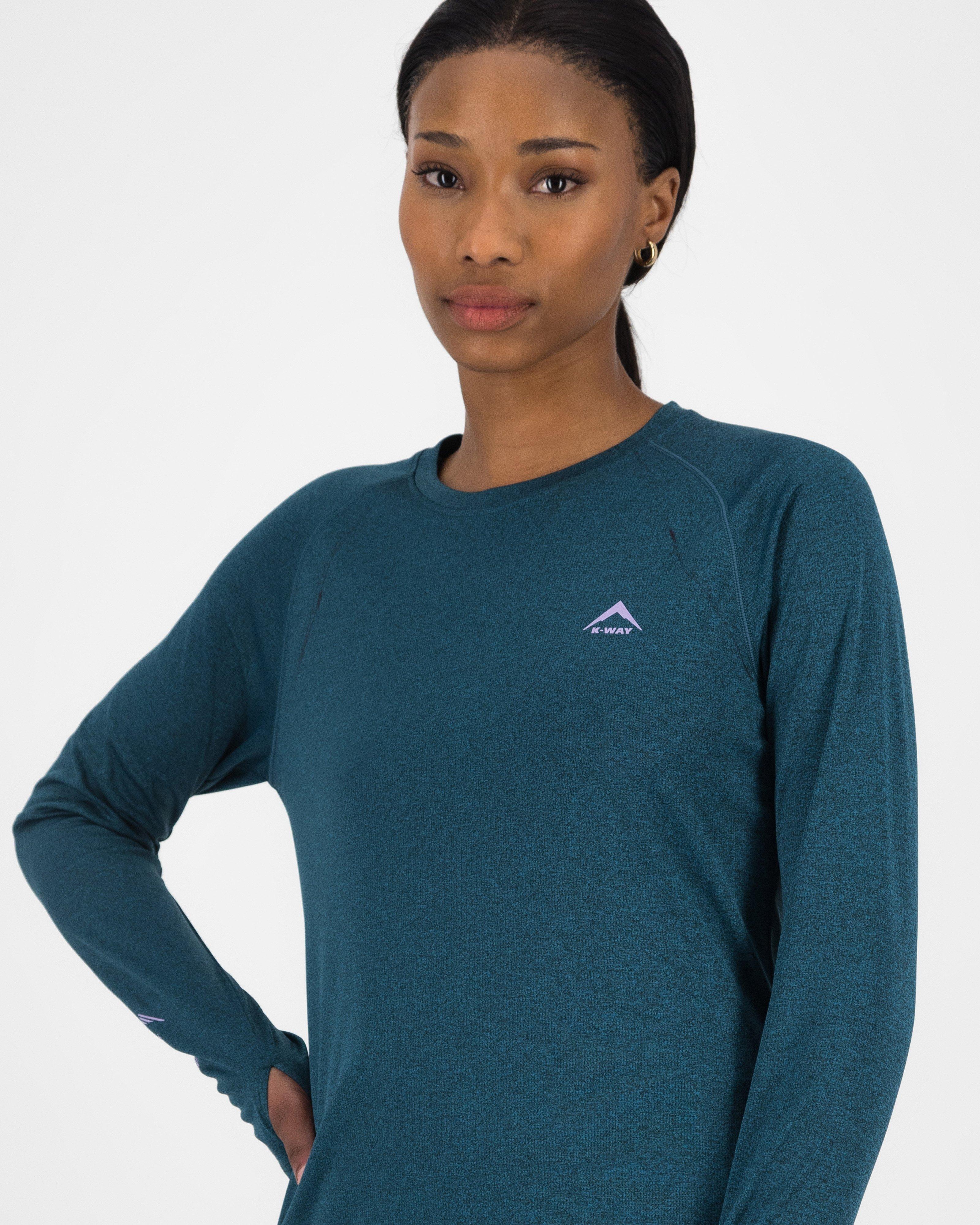 K-Way Women’s Peak Tech Long Sleeve T-shirt -  Dark Green