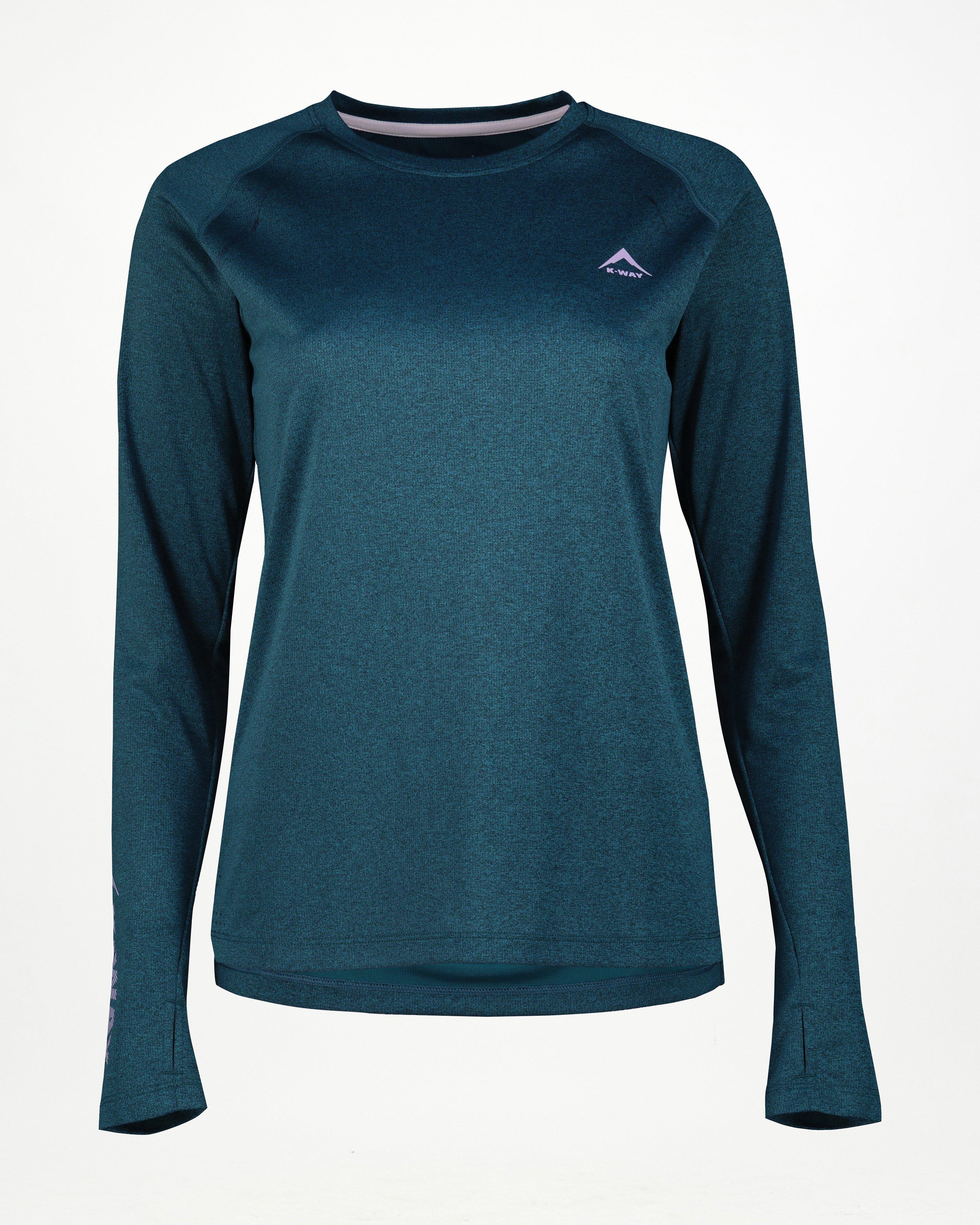 K-Way Women’s Peak Tech Long Sleeve T-shirt -  Dark Green