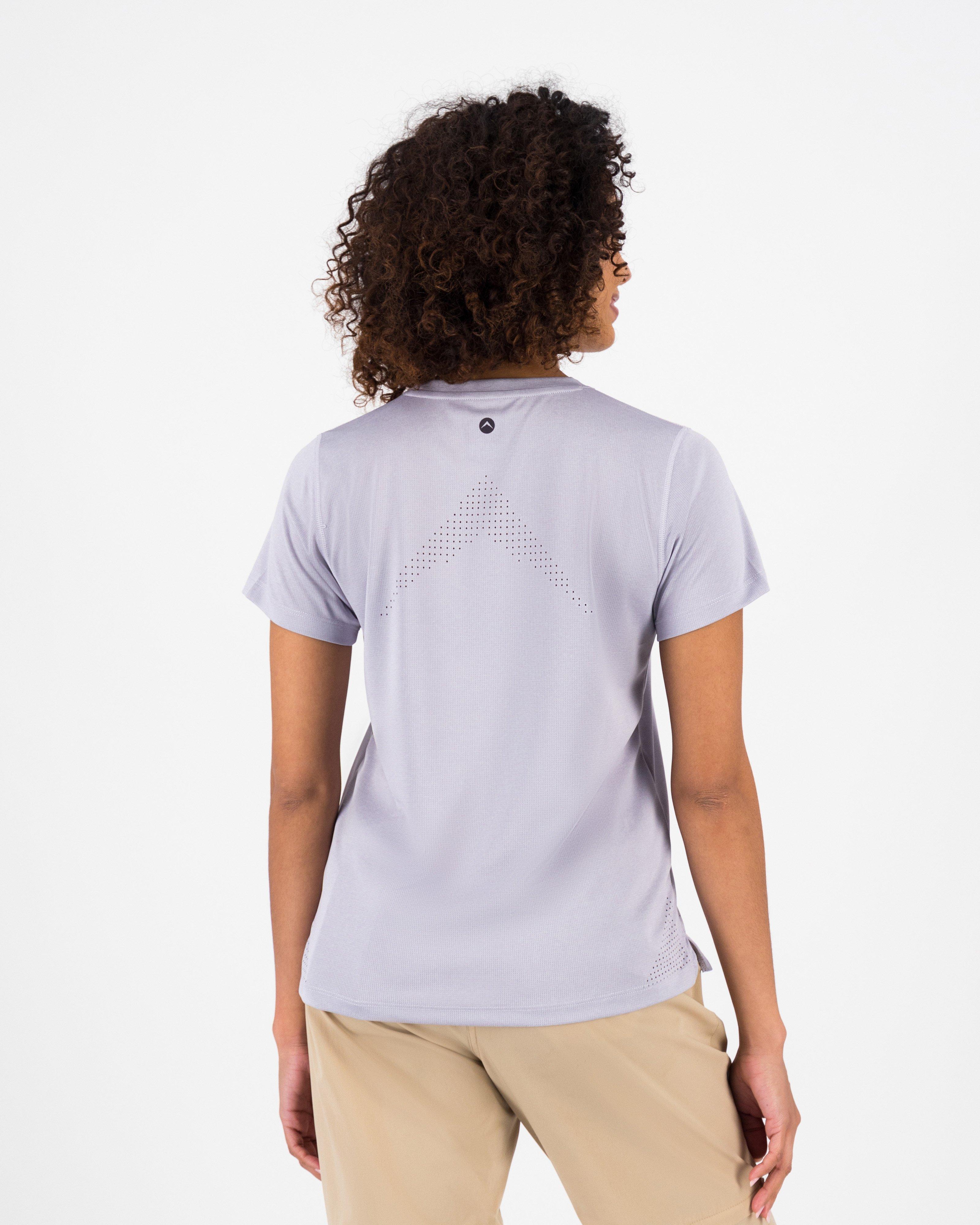 K-Way Women’s Peak Tech Short Sleeve T-shirt -  Light Lilac