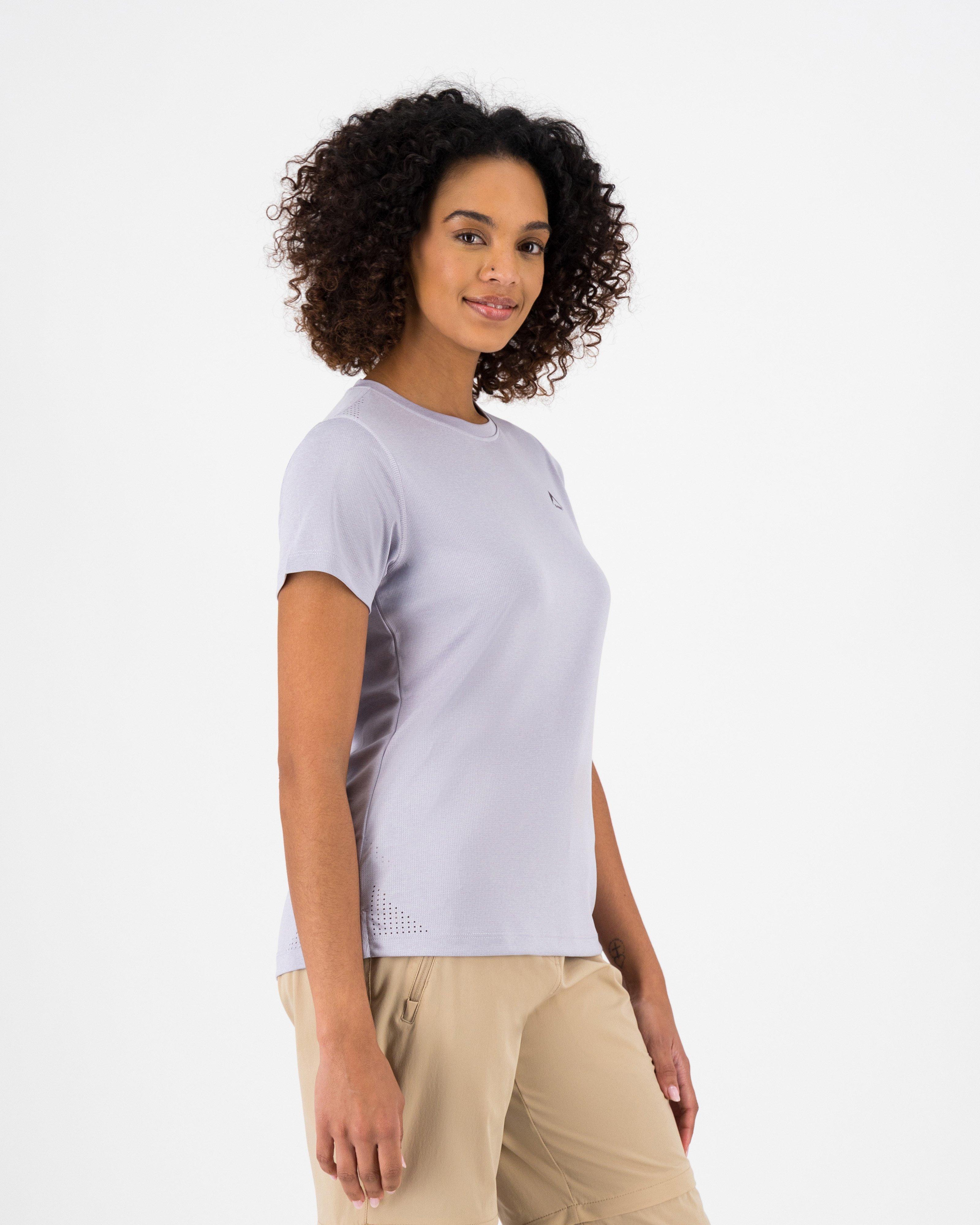 K-Way Women’s Peak Tech Short Sleeve T-shirt -  Light Lilac