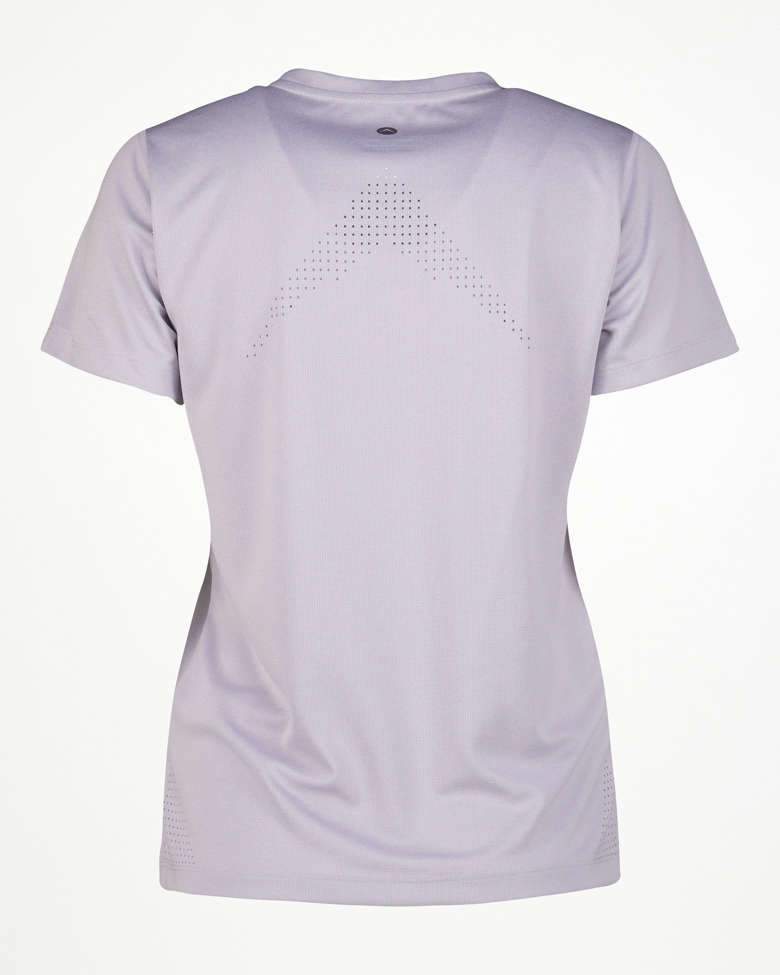 K-Way Women’s Peak Tech Short Sleeve T-shirt -  Light Lilac