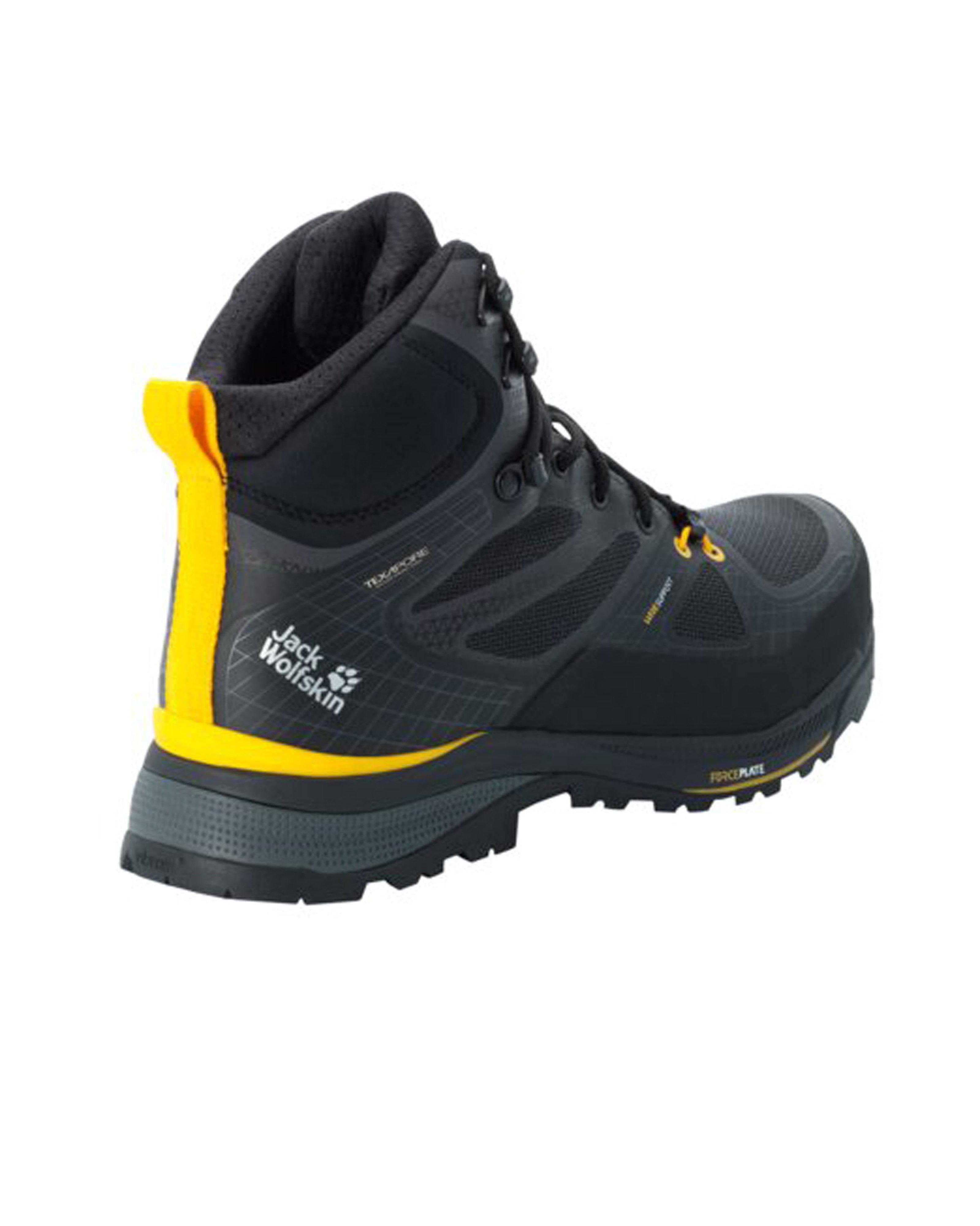 Jack Wolfskin Men's Force Trekker Texapore Mid Hiking Boots  -  Black