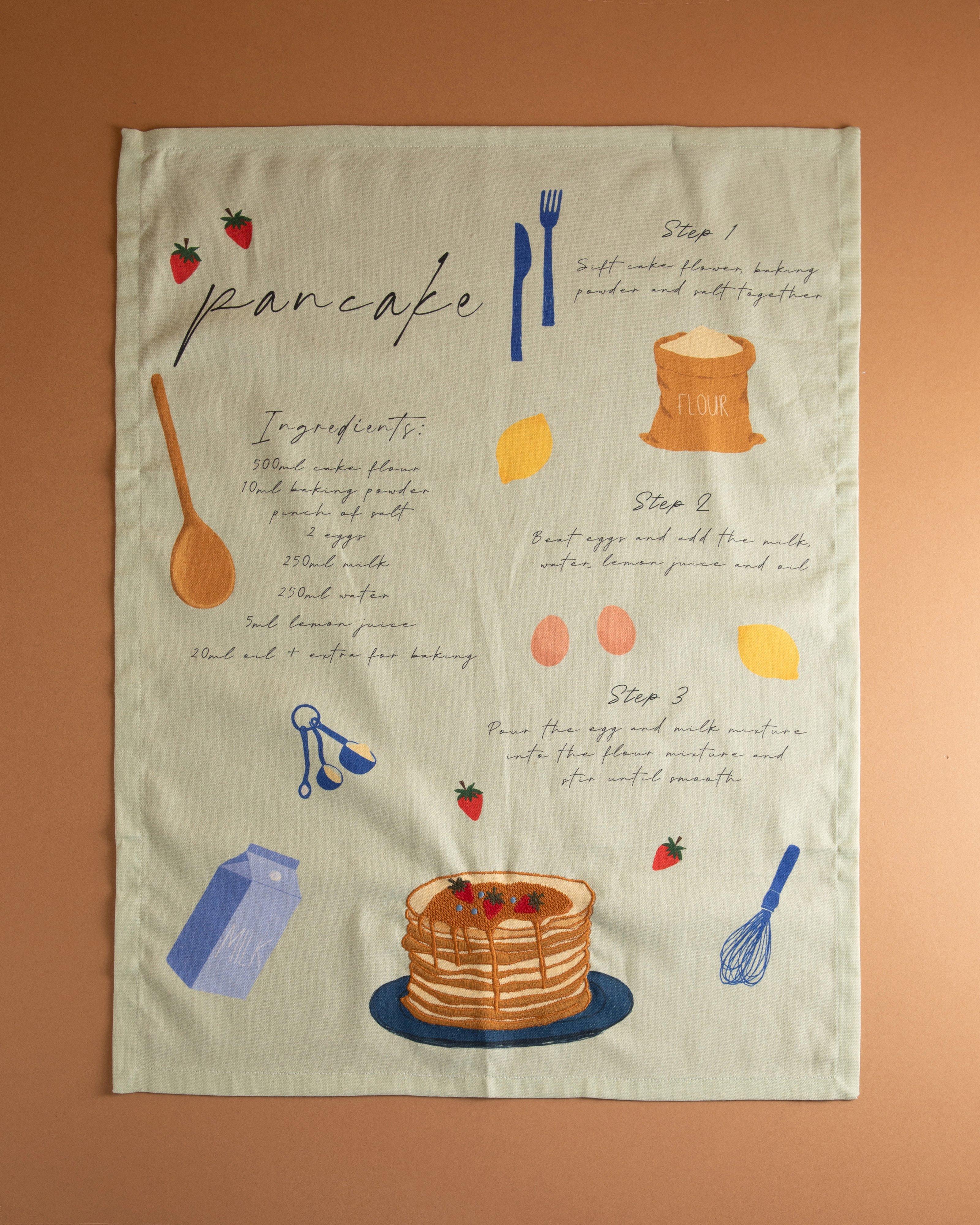 Pancakes Tea Towel -  Assorted