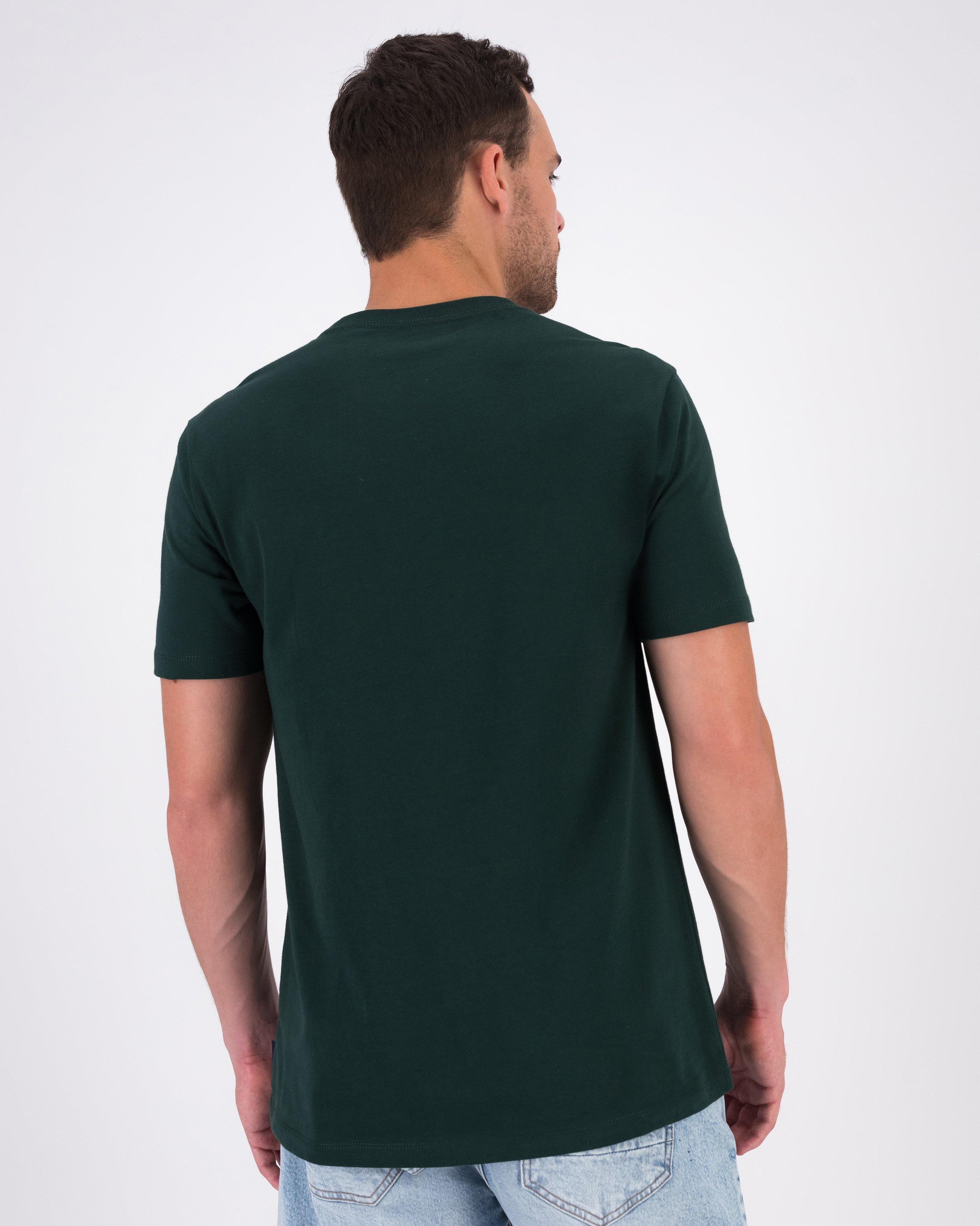 Men’s Maison Embroidery T-Shirt -  Dark Green