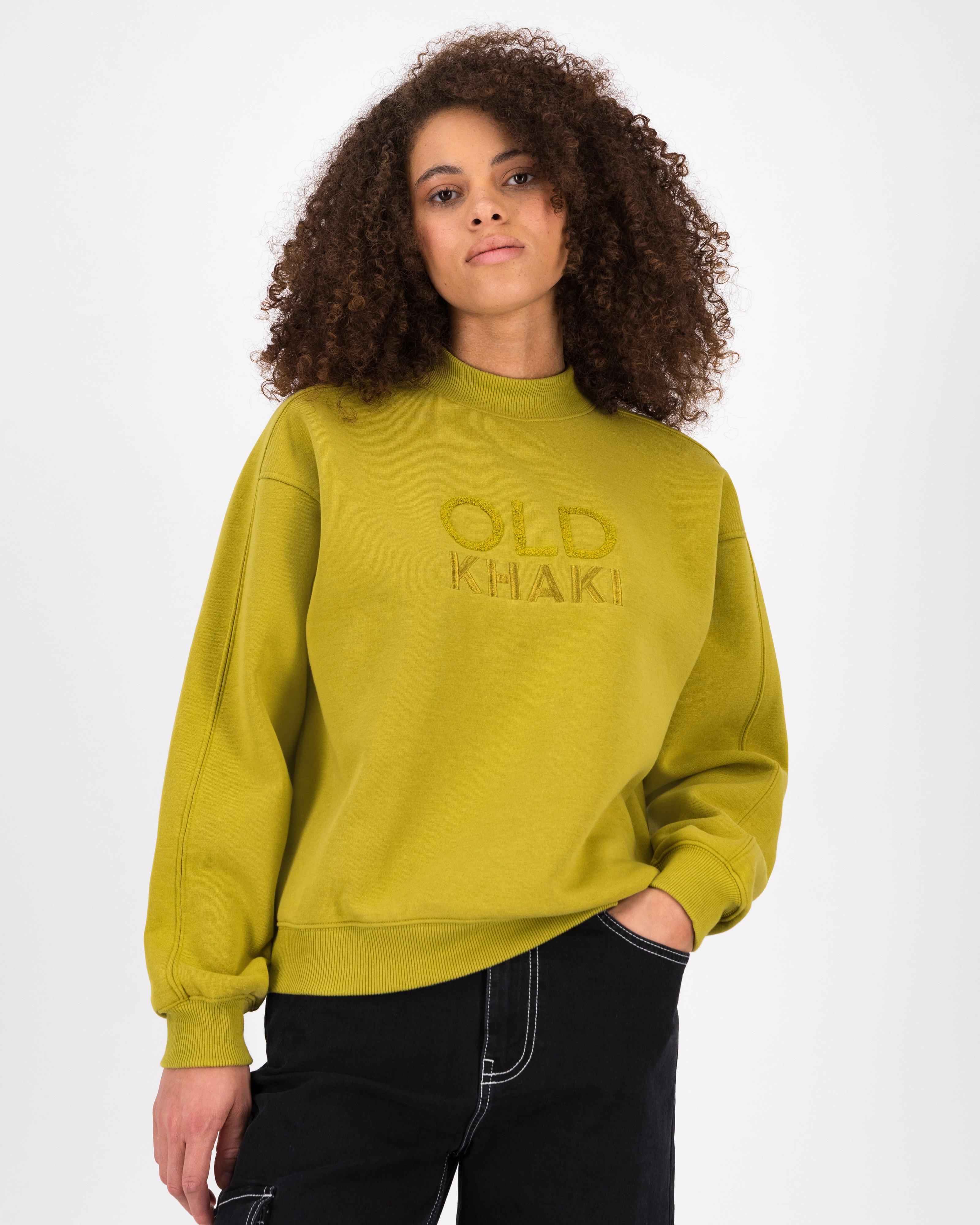 Women’s Lana Applique Sweat -  Chartreuse