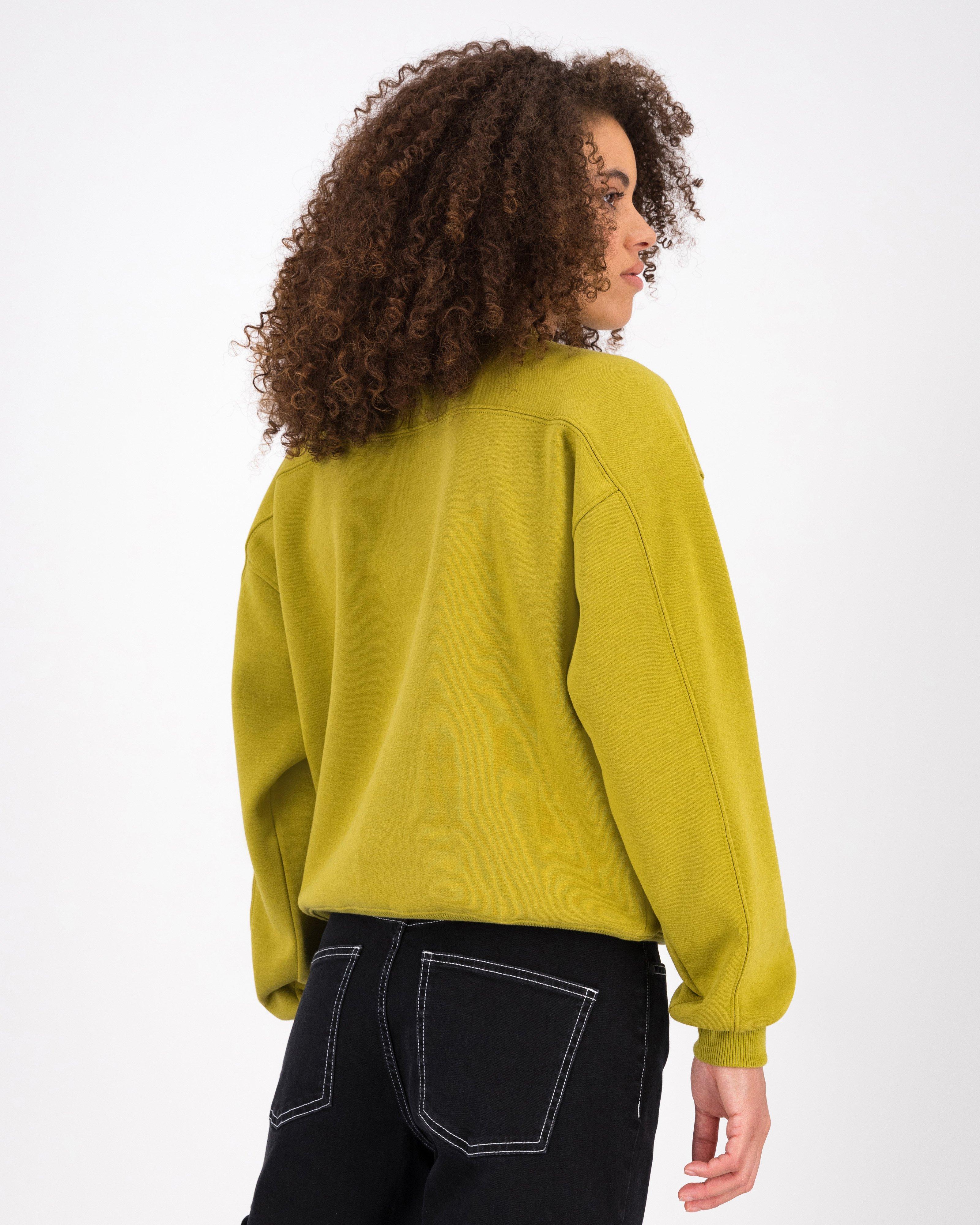 Women’s Lana Applique Sweat -  Chartreuse