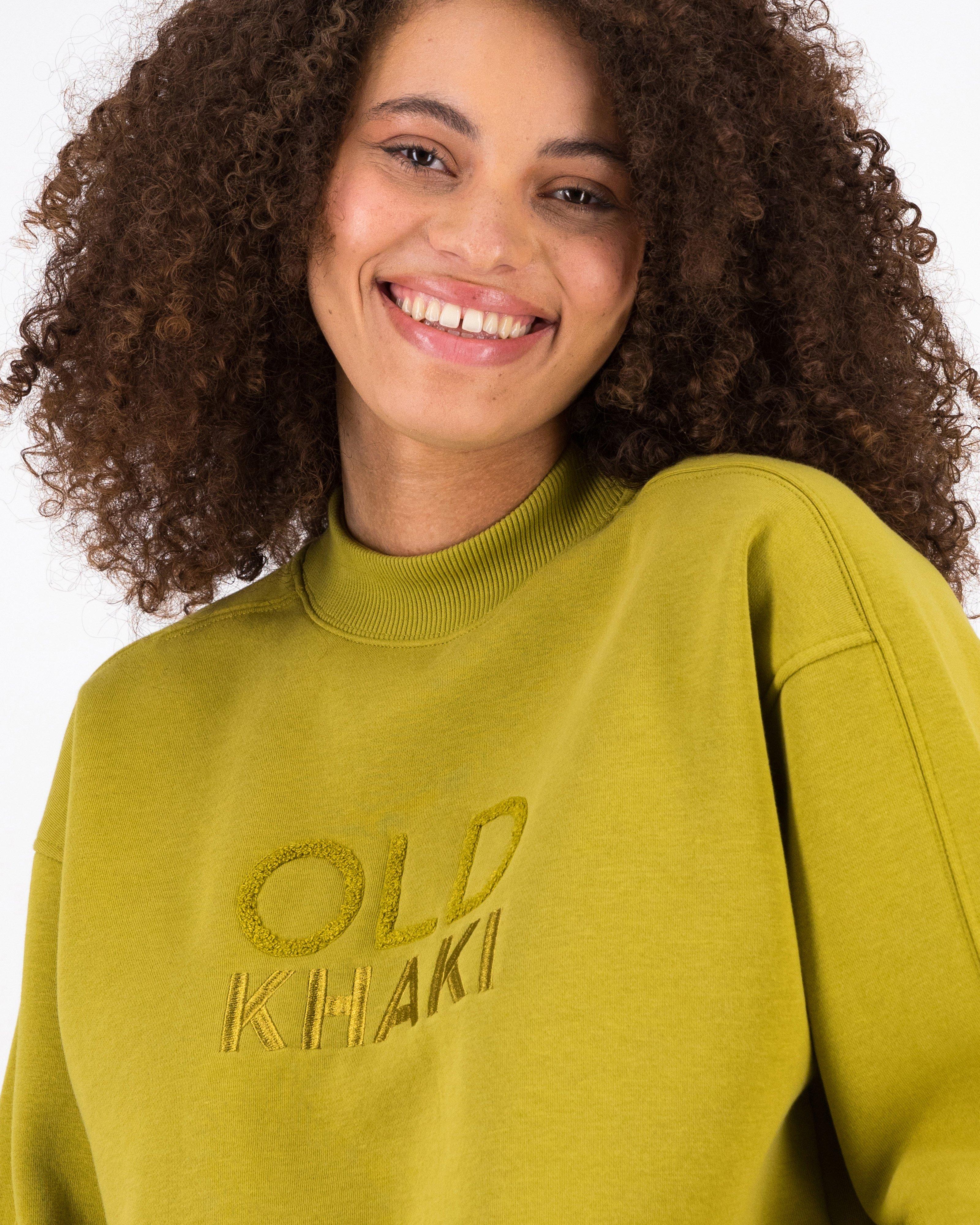 Women’s Lana Applique Sweat -  Chartreuse