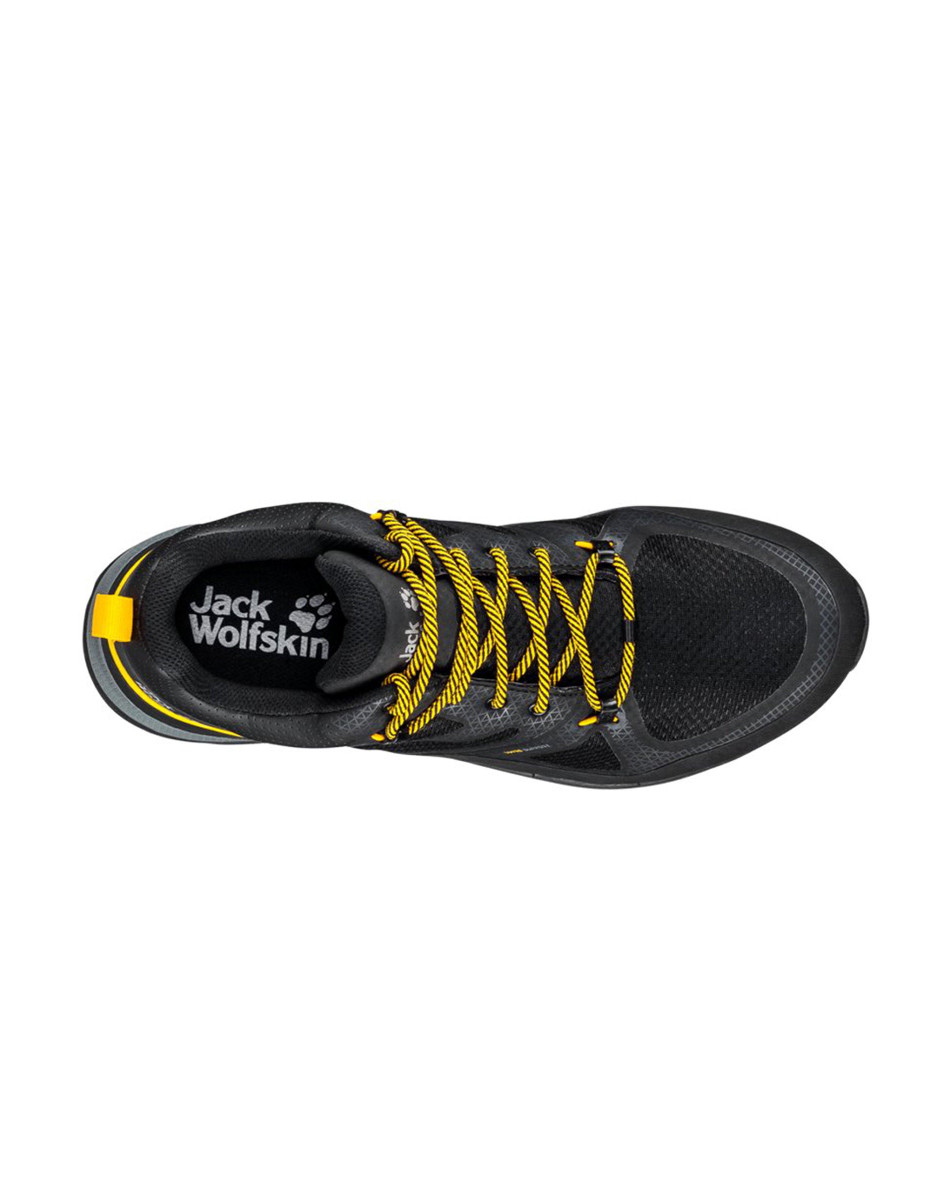Jack Wolfskin Men’s Force Striker Texapore Low Hiking Shoes  -  Black