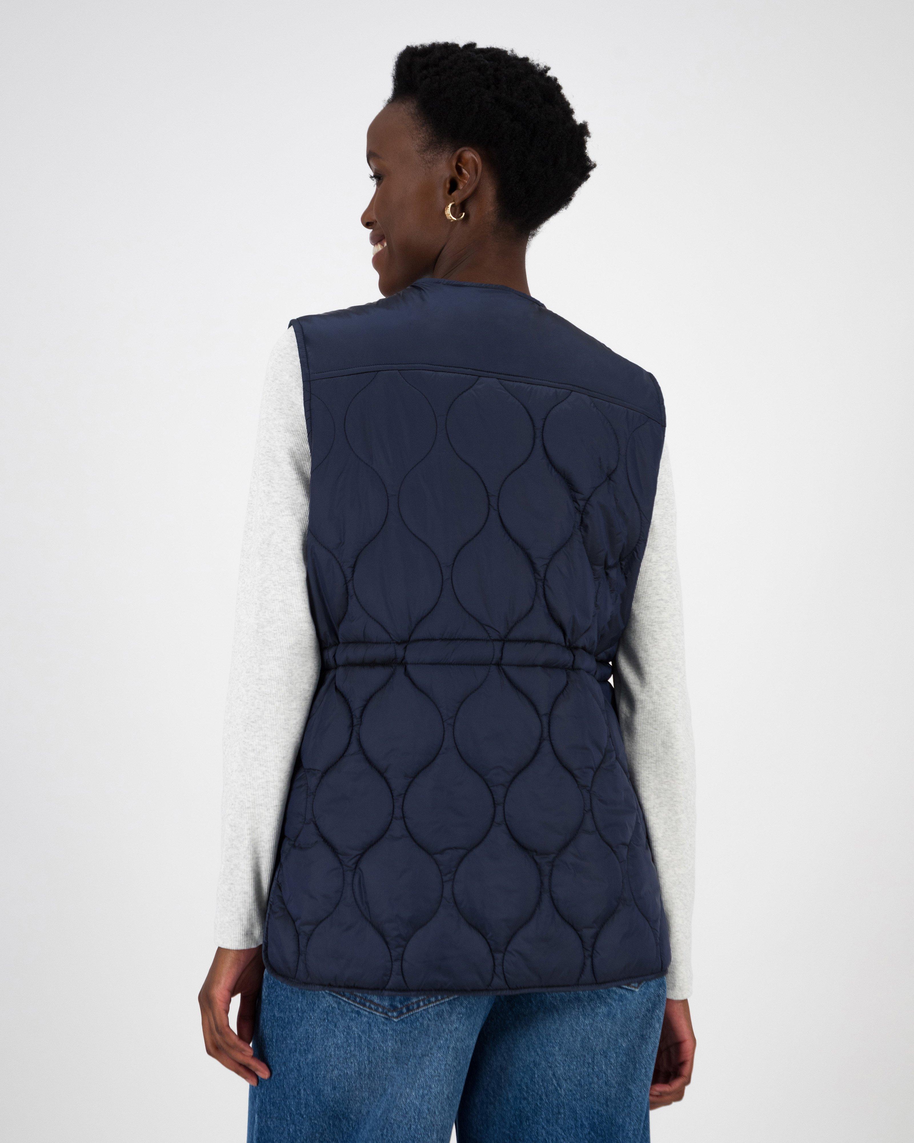 Sienna Quilted Gilet -  Blue