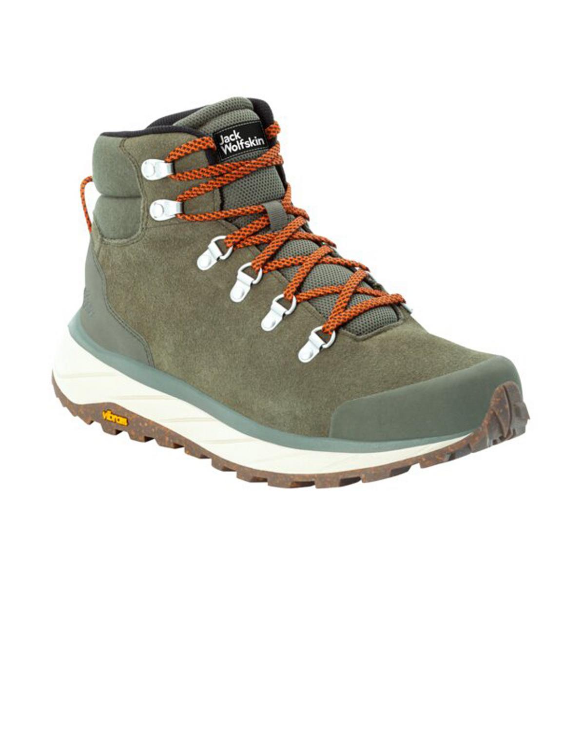 Jack Wolfskin Men's TerraVenture Urban Mid Hiking Boots  -  Khaki