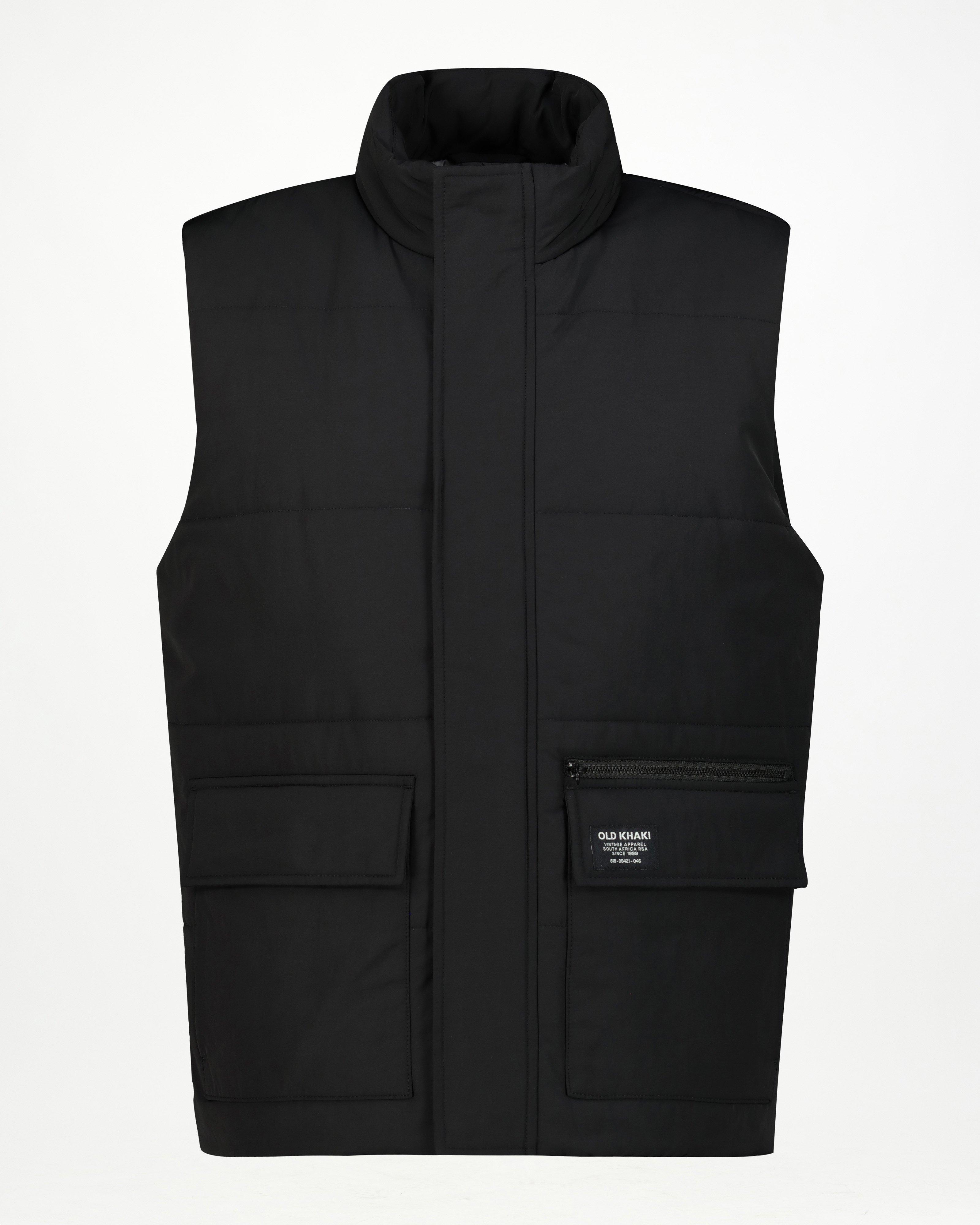 Old Khaki Men’s Maps Utility Gilet -  Black