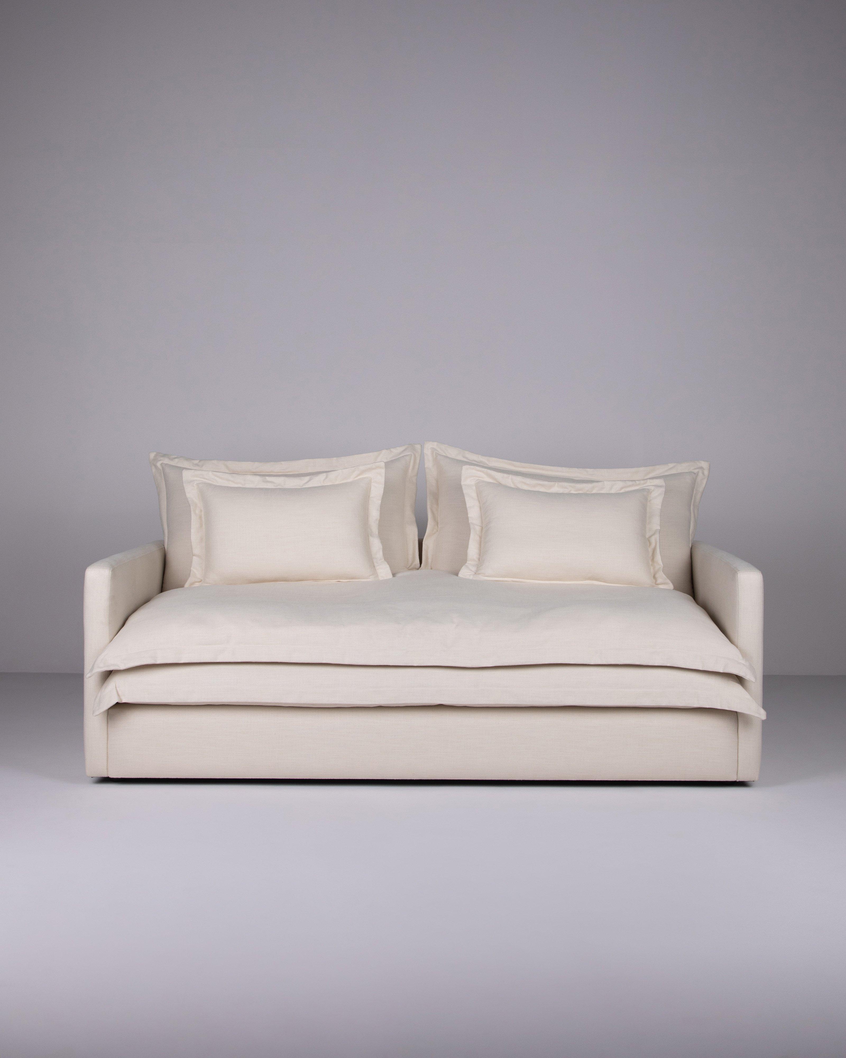 Abina Fabric 2-Seater -  Stone