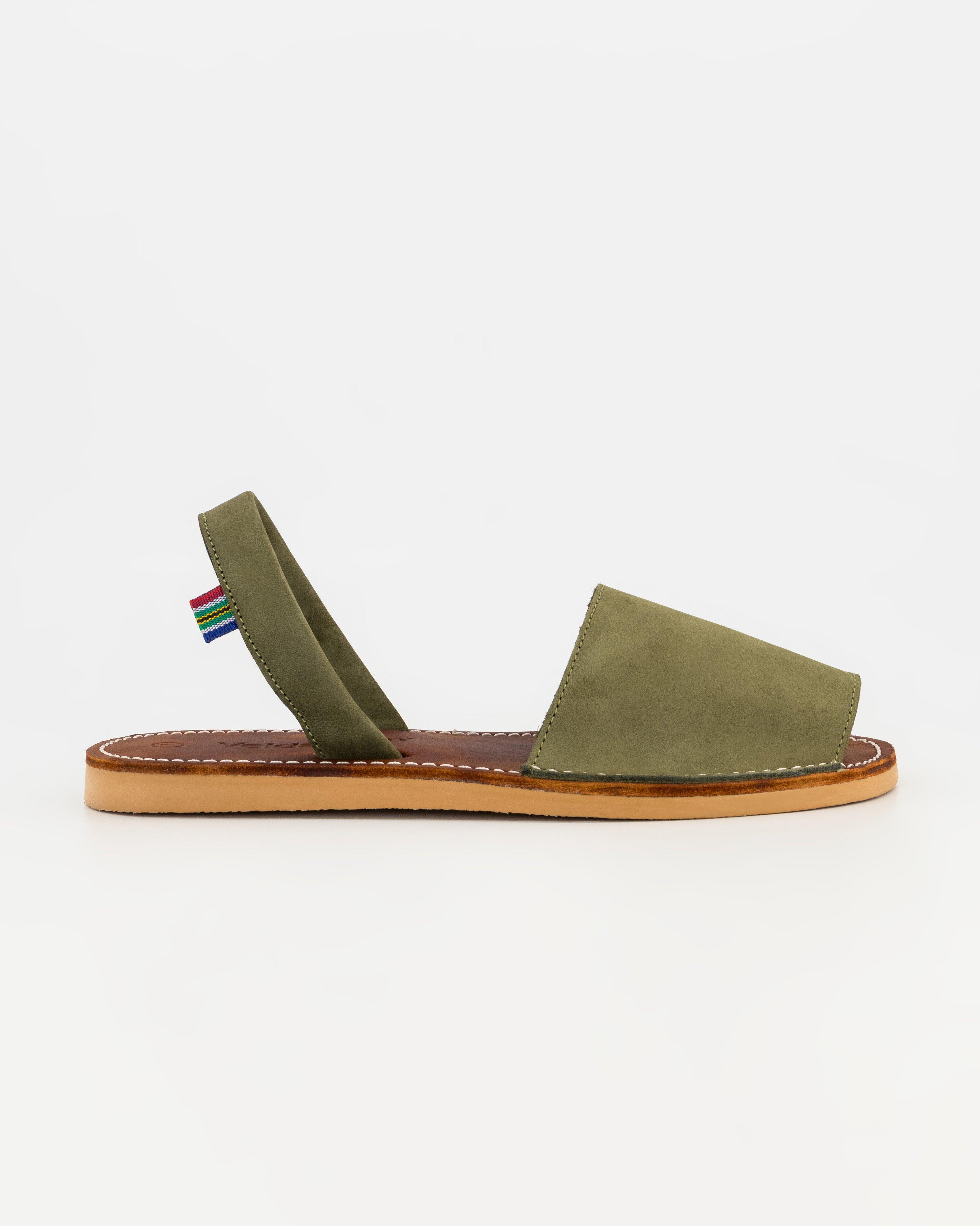 Veldskoen Women’s Namaqualand Aloe Sandals -  Olive