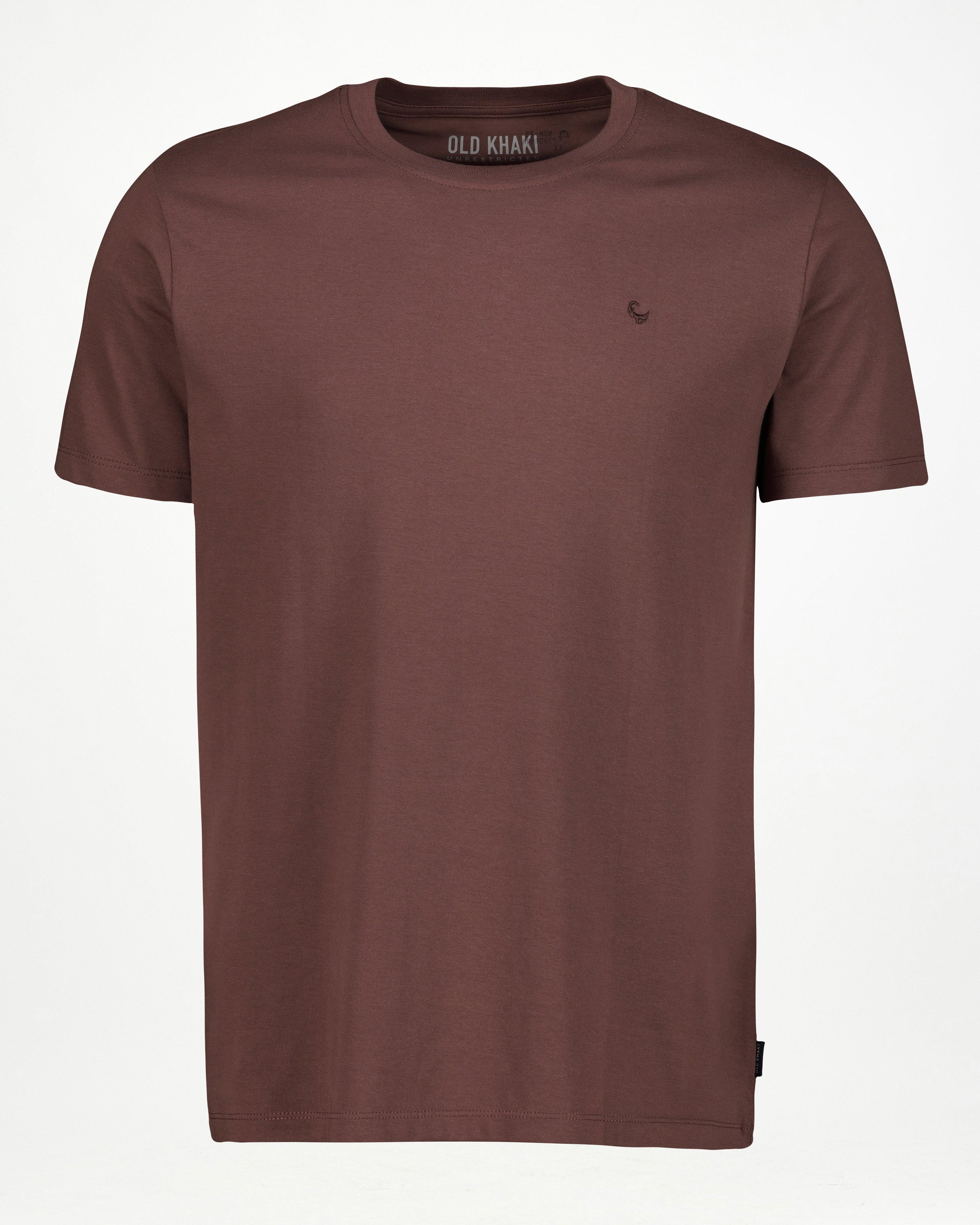 Men’s Nick Standard Fit T-Shirt -  Burgundy