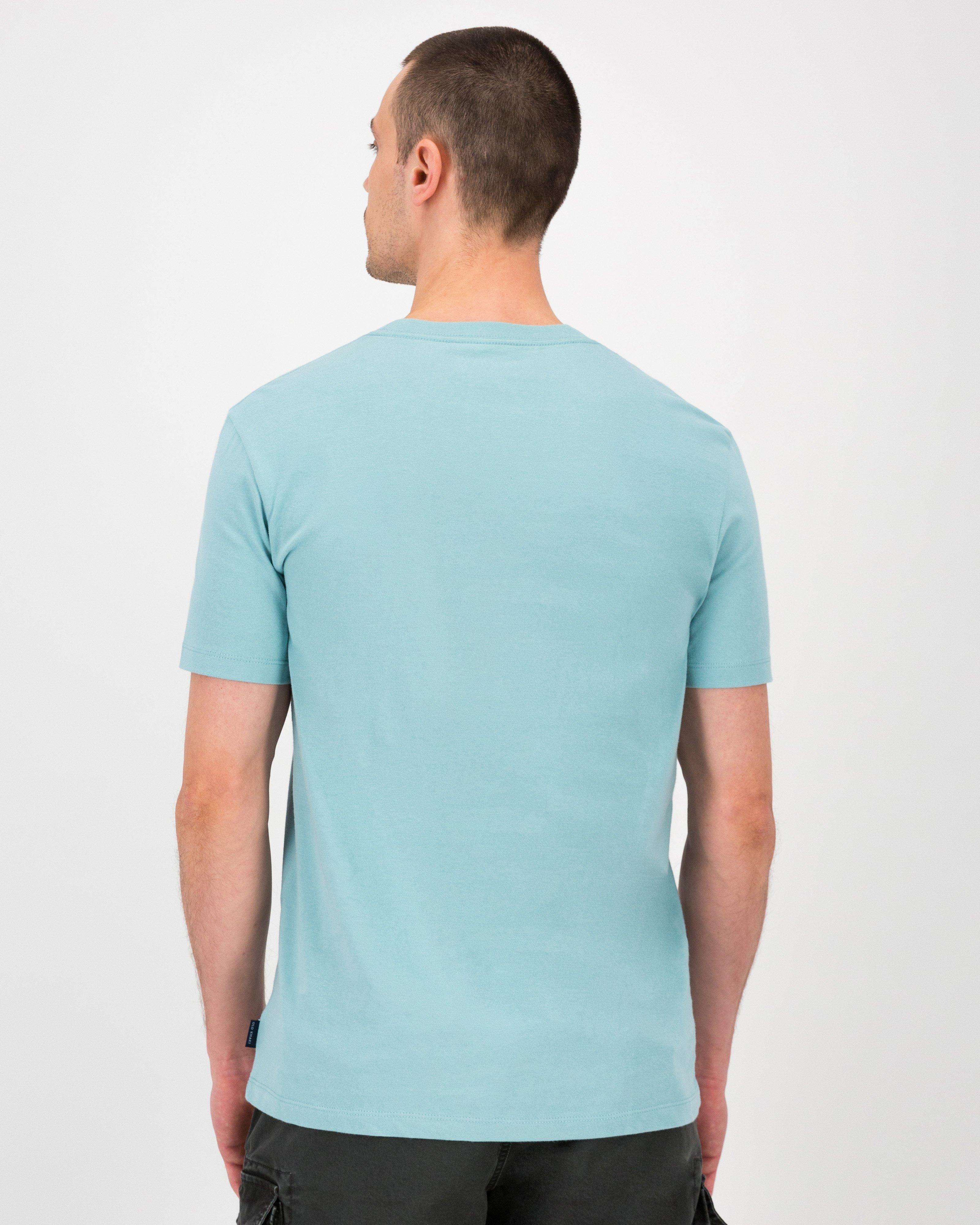 Men’s Nick Standard Fit T-Shirt -  Duck-egg