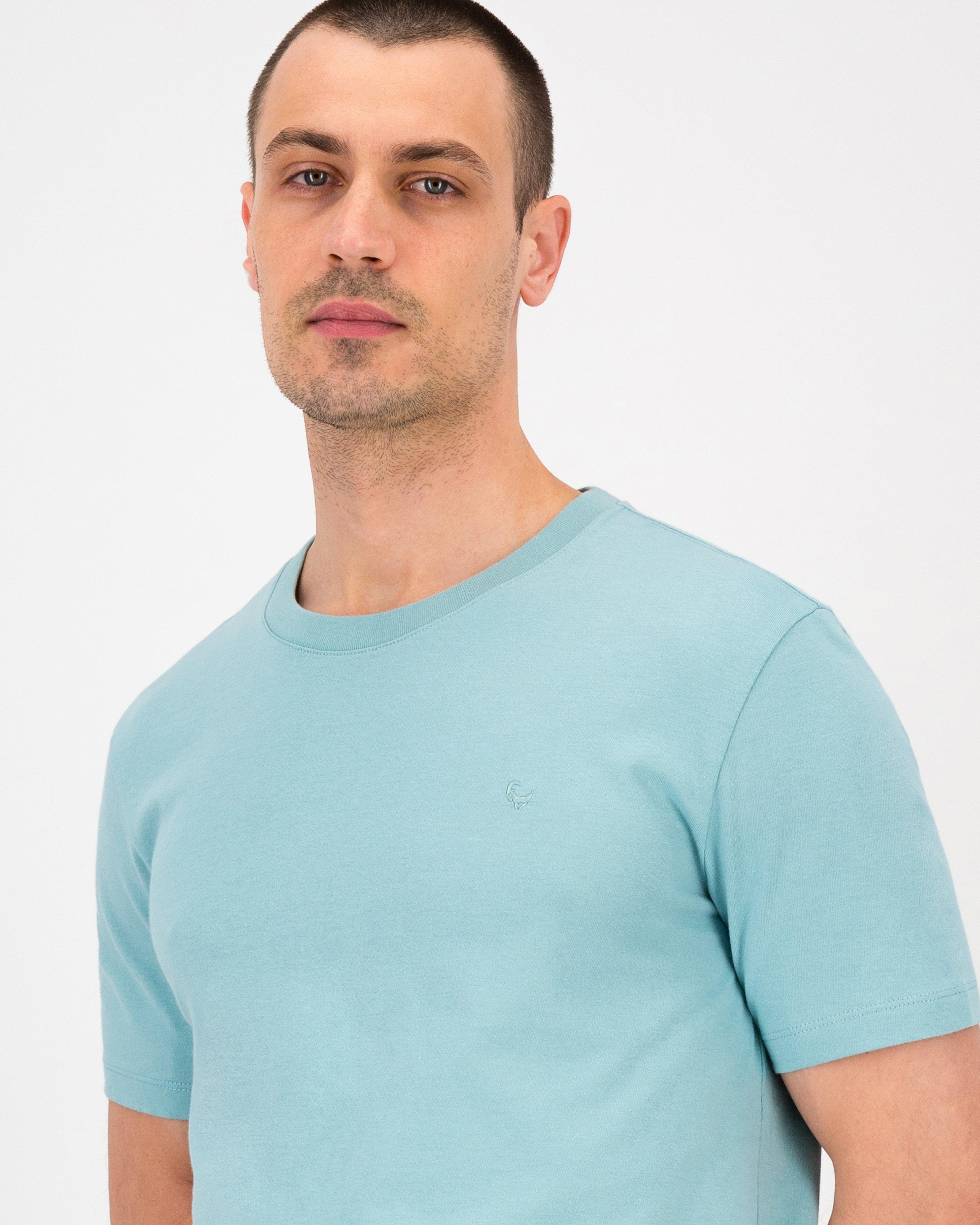 Men’s Nick Standard Fit T-Shirt -  Duck-egg