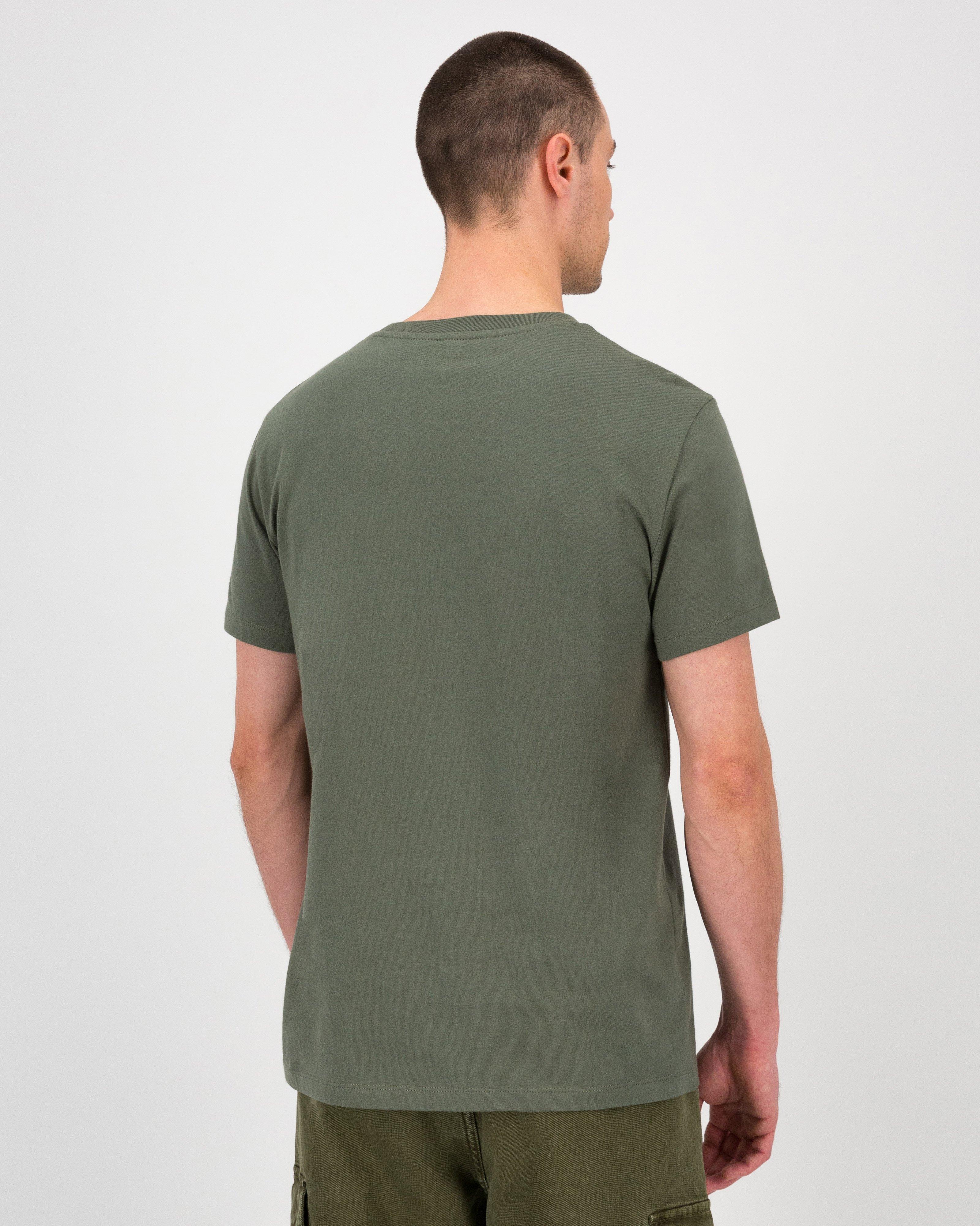 Men’s Nick Standard Fit T-Shirt -  Light Olive