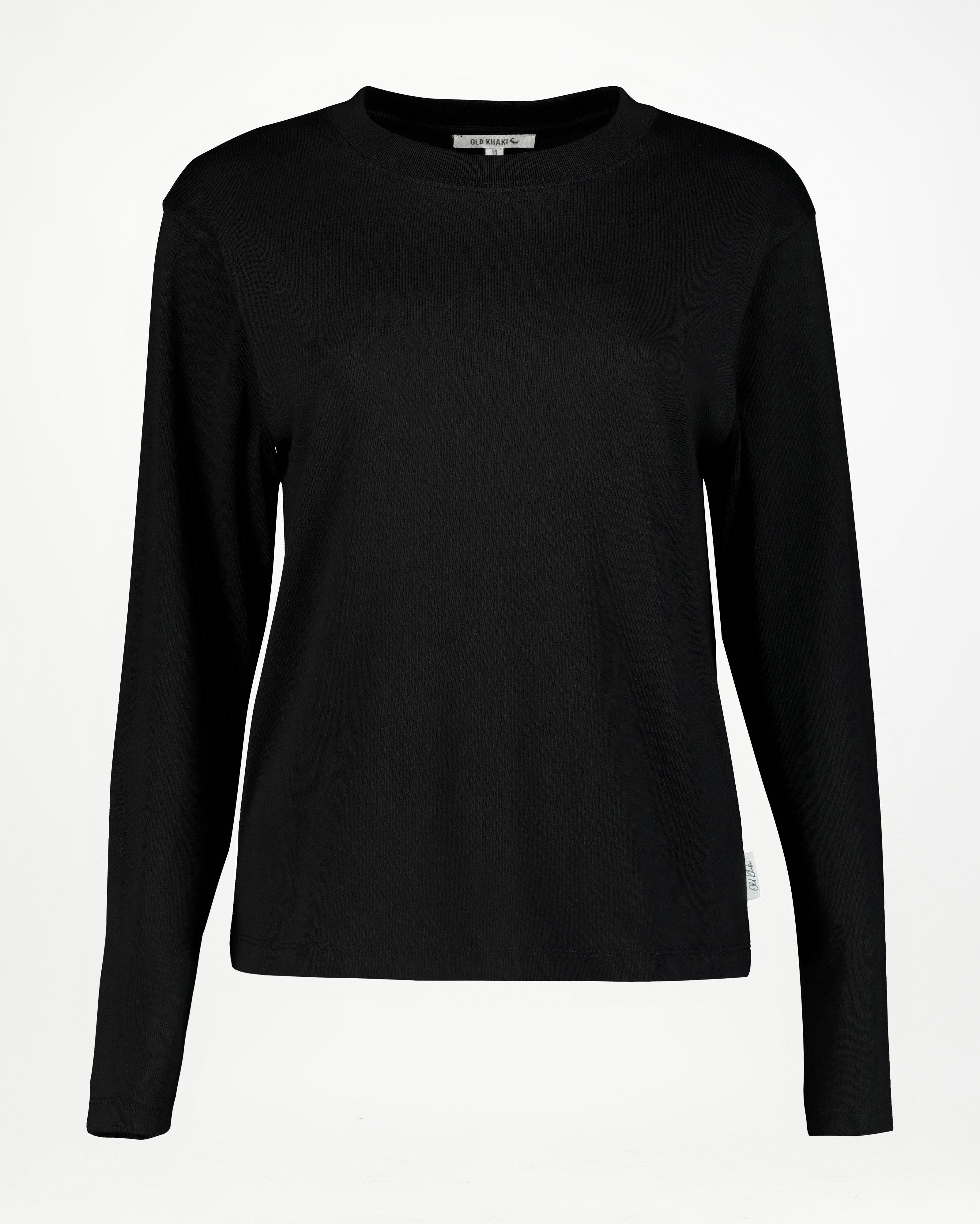 Women’s Zandi Long Sleeve Knit Top -  Black