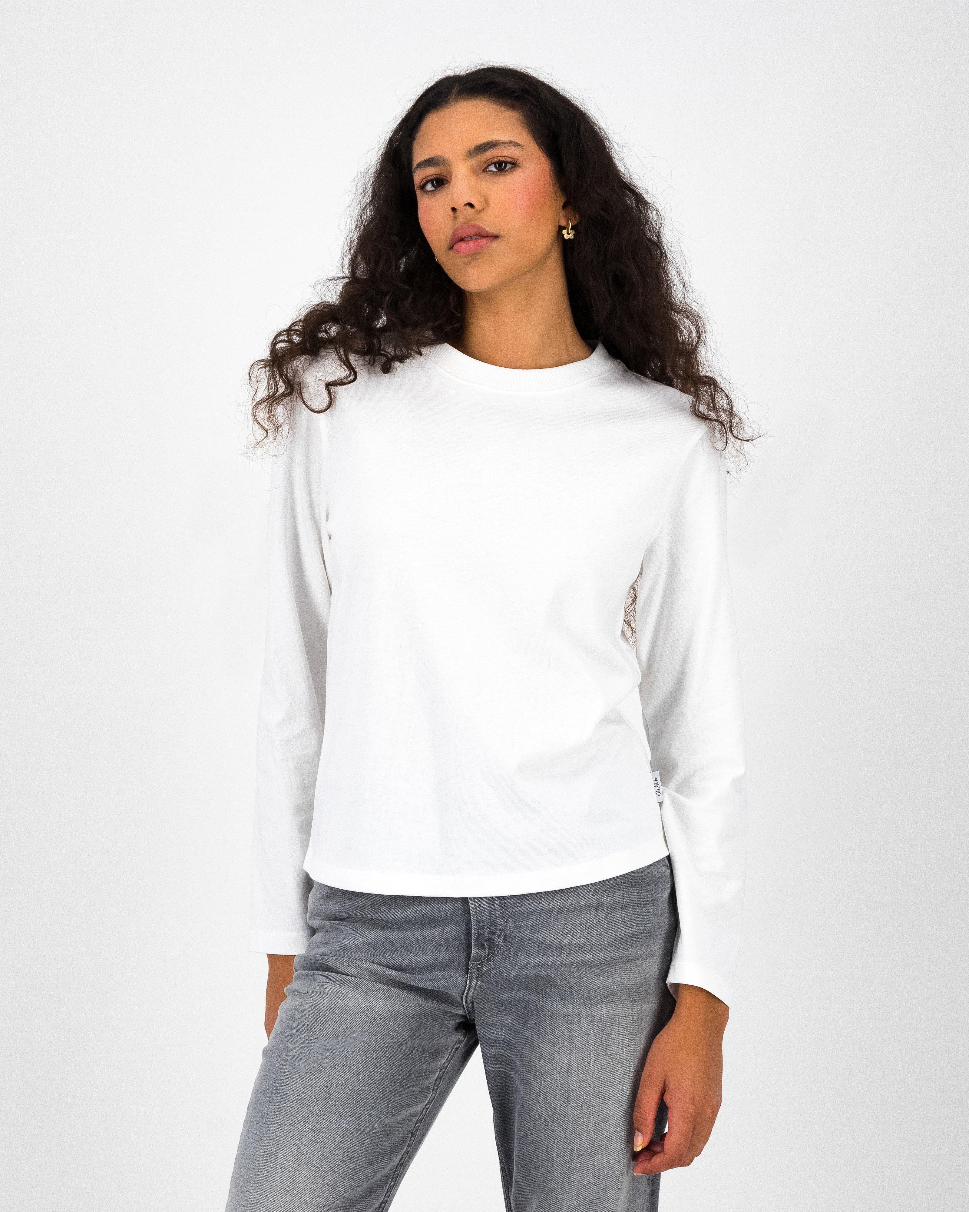 Women’s Zandi Long Sleeve Knit Top -  White