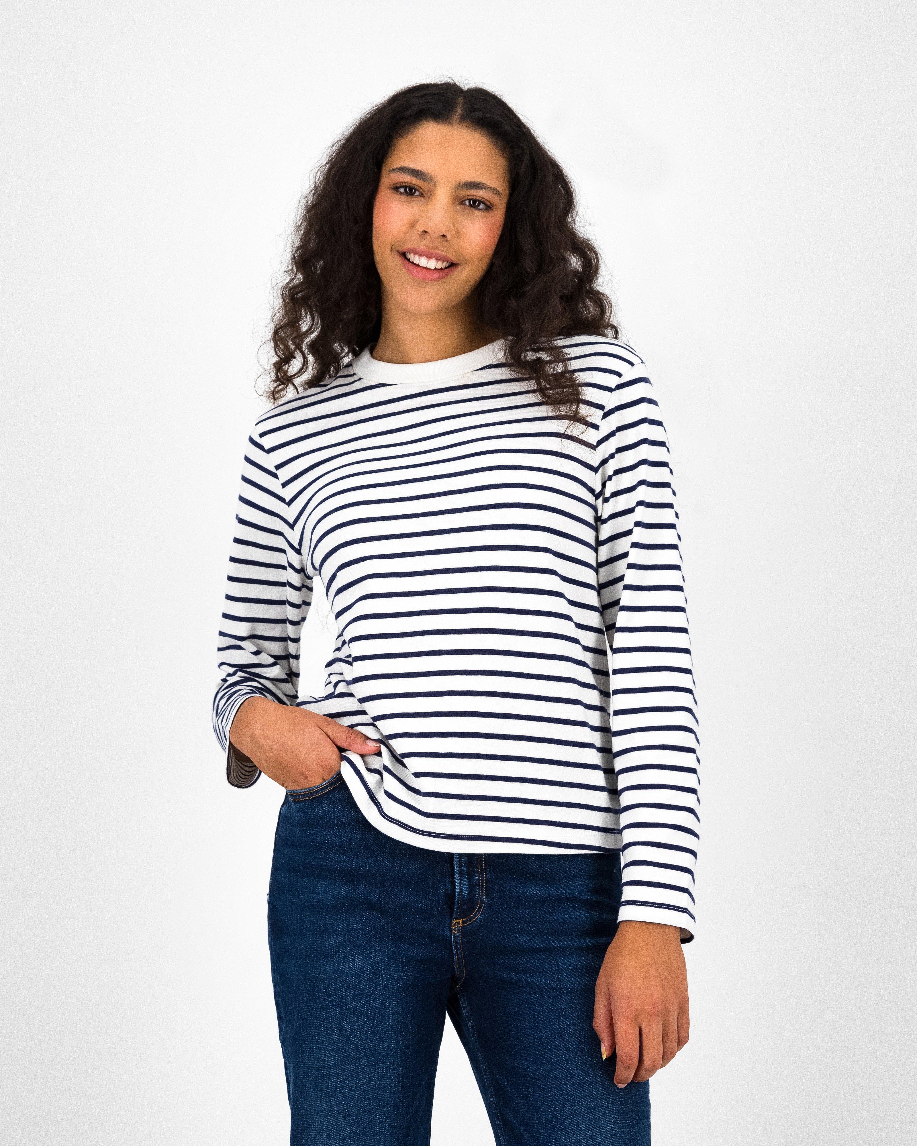 Women’s Zandi Long Sleeve Knit Top -  Navy