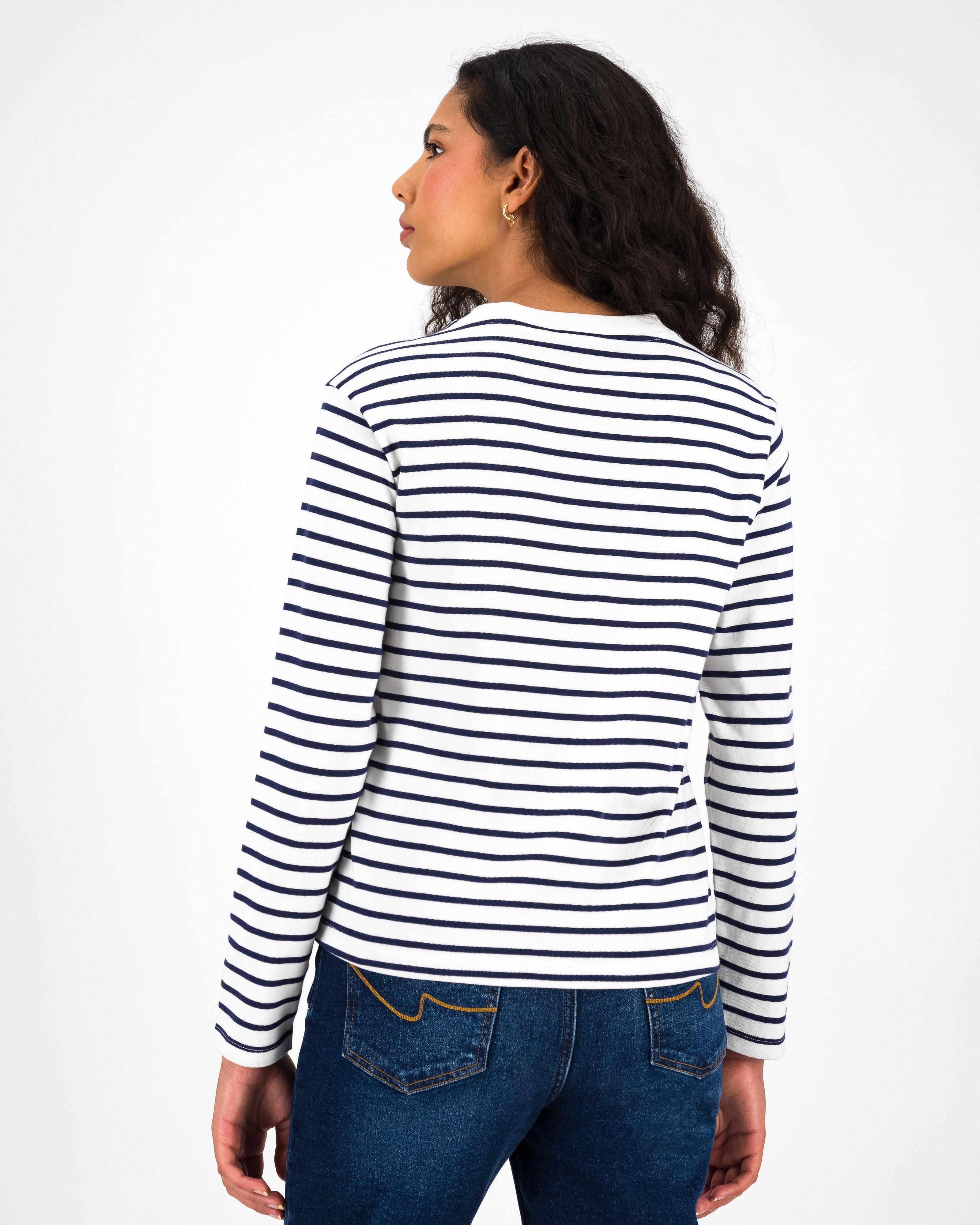 Women’s Zandi Long Sleeve Knit Top -  Navy