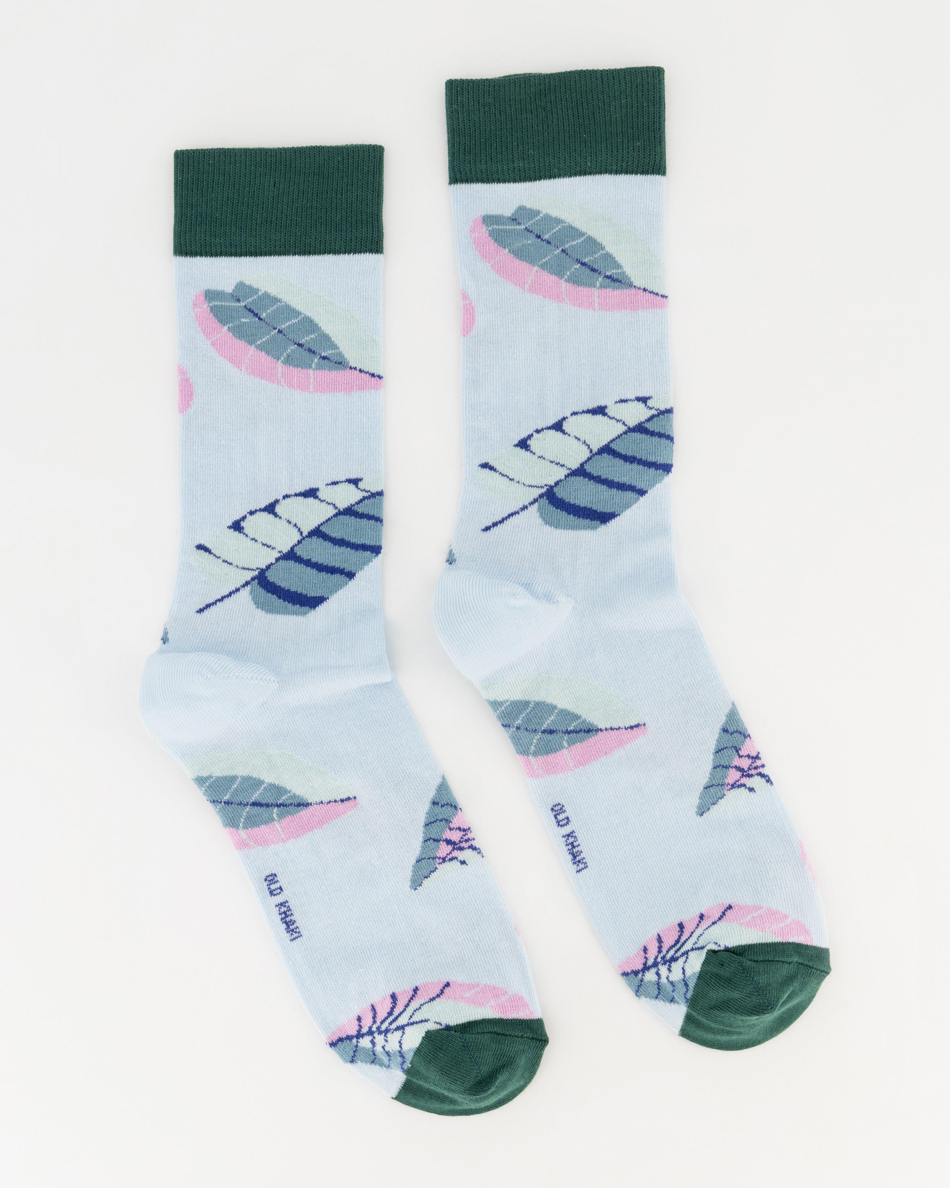 Men’s Franc Floral Socks -  Lilac