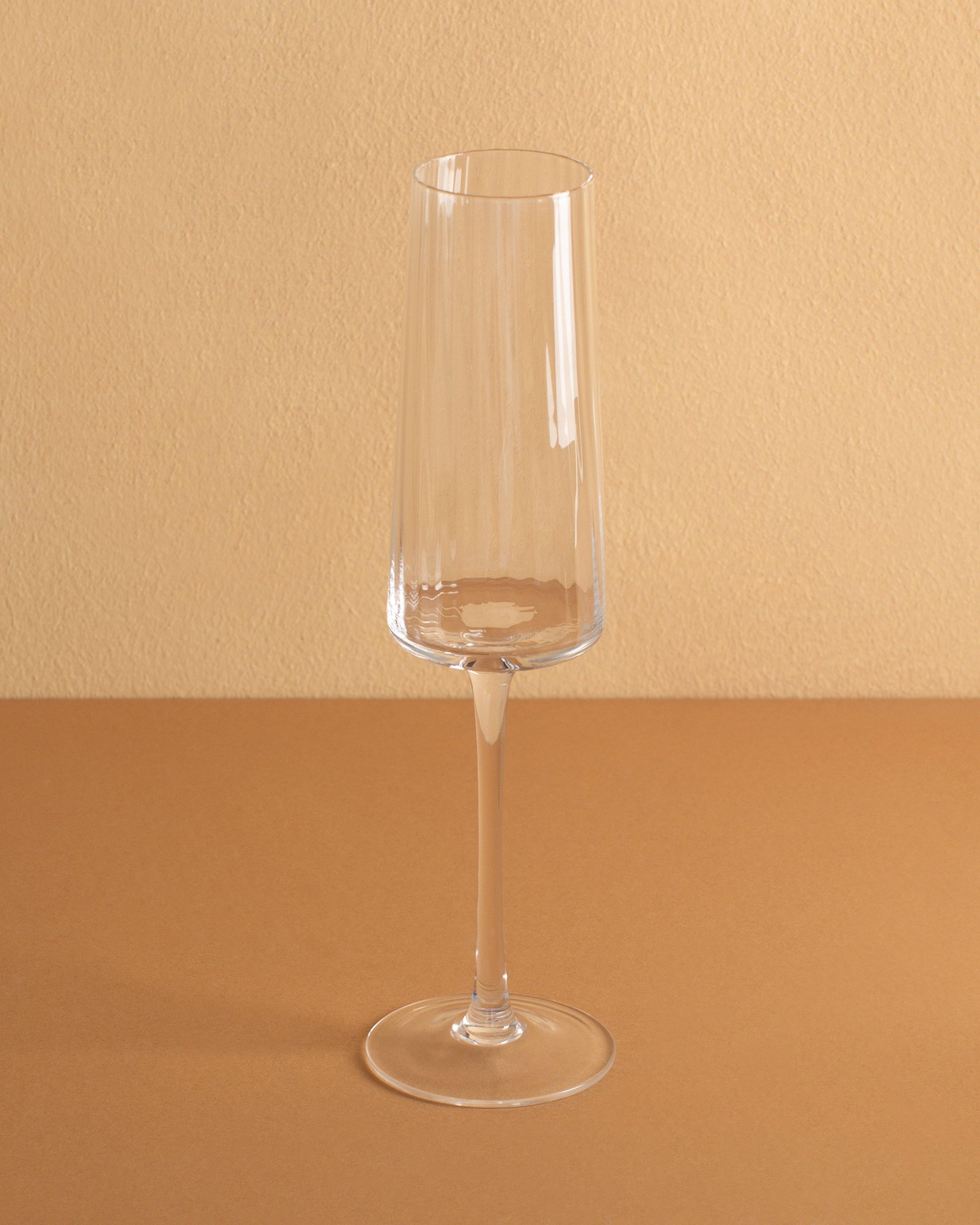 Dylan Champagne Flute -  No Colour