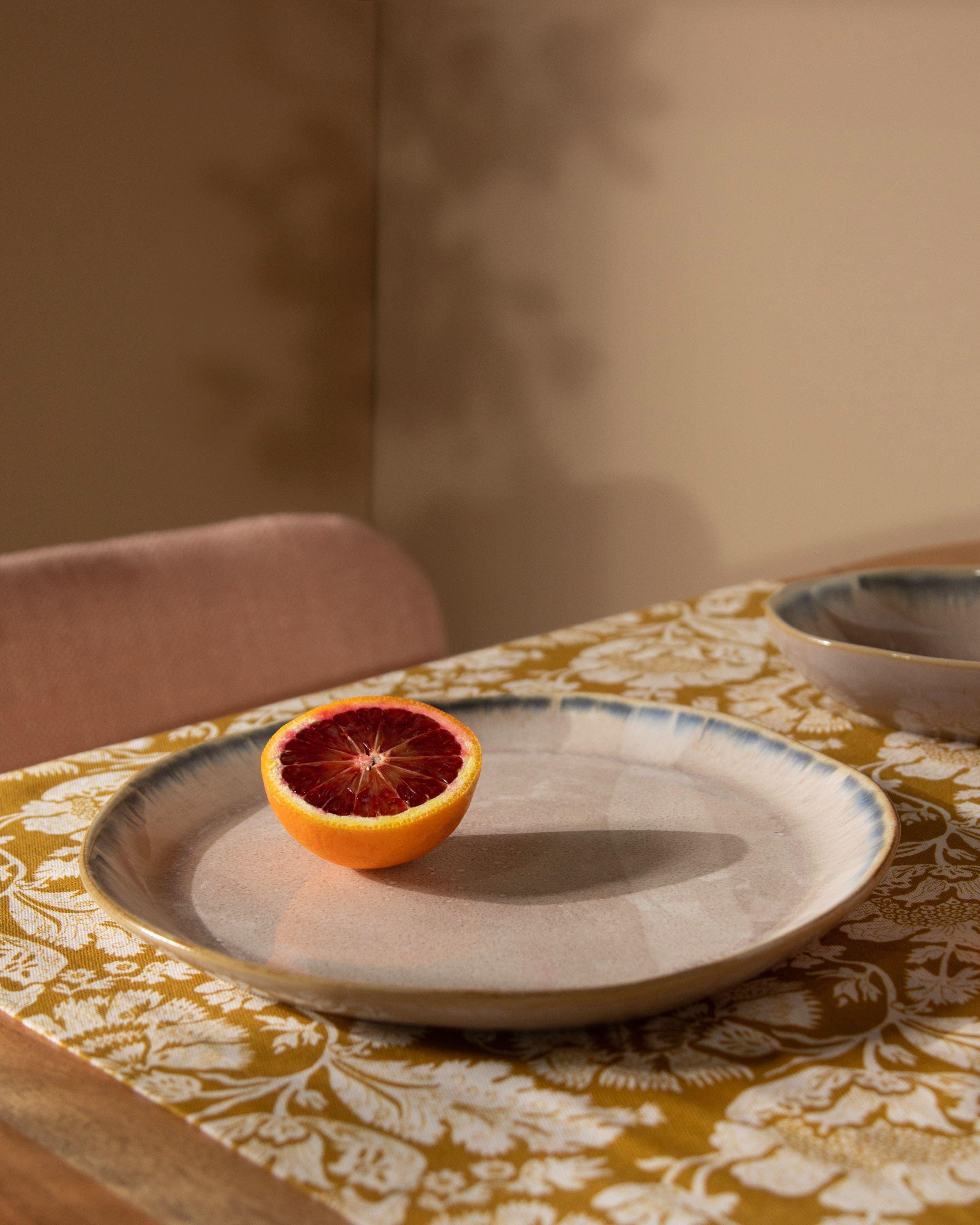 Cleo Ceramic Dinner Plate -  Pink